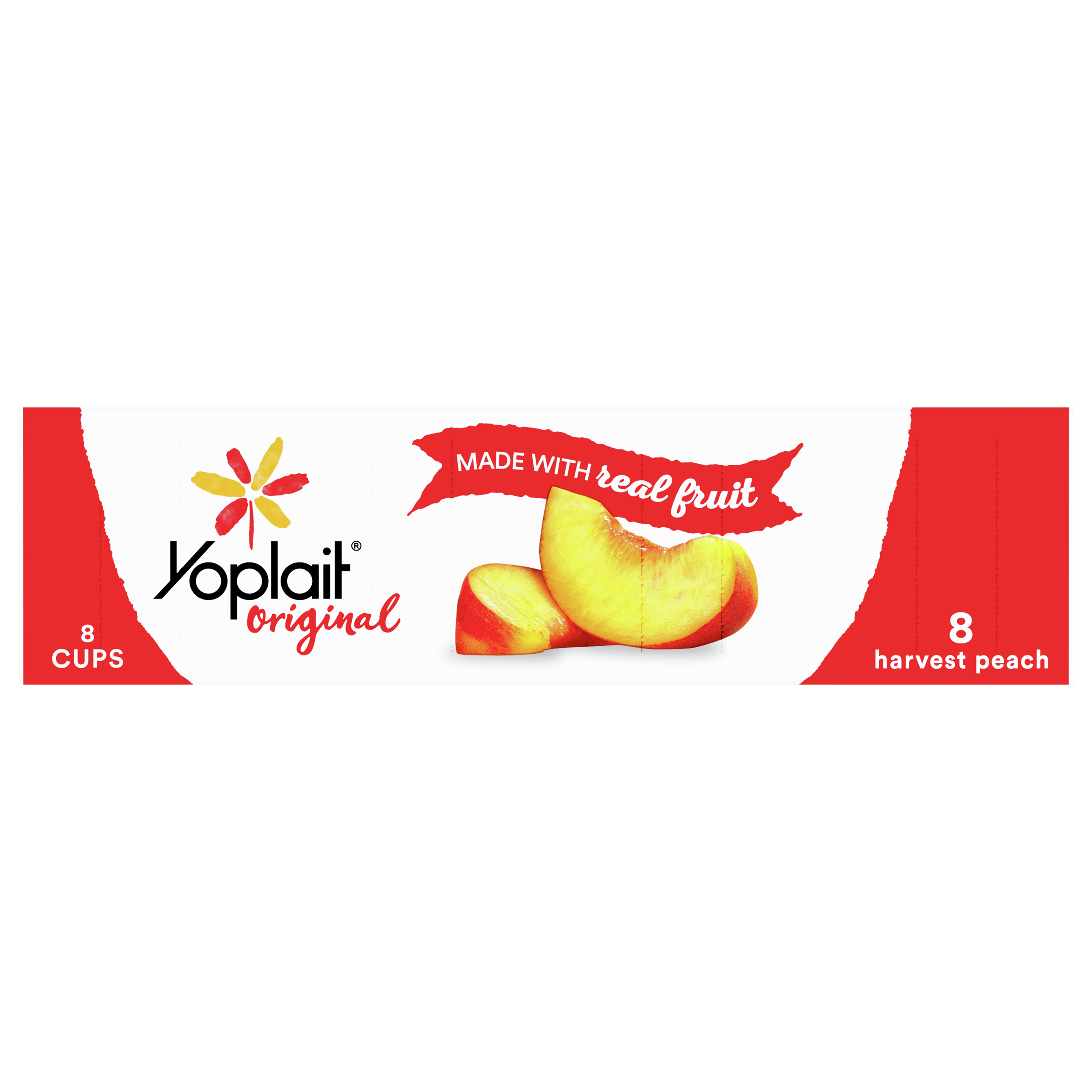 Yogurt, Low Fat, Harvest Peach, Original