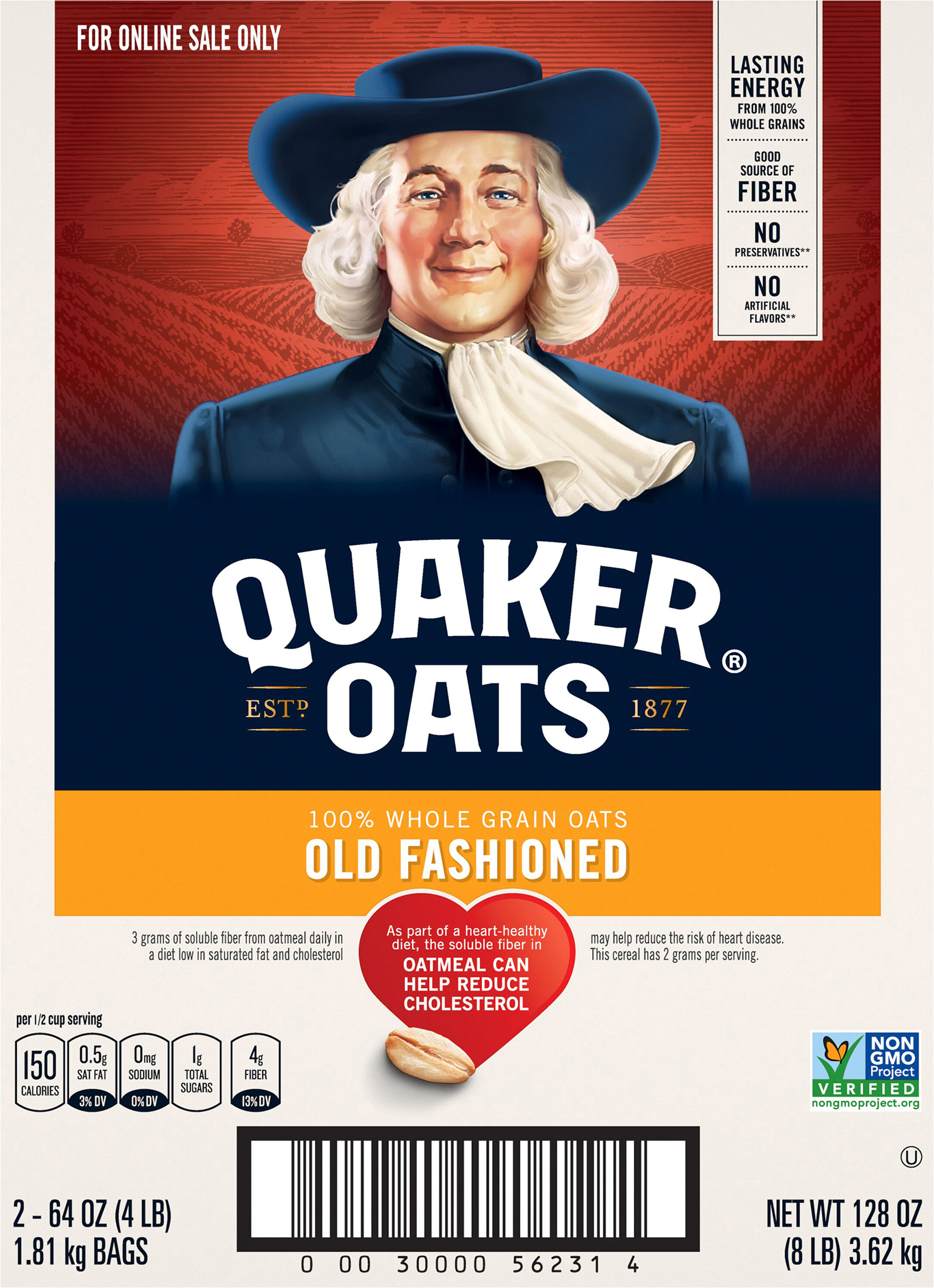 Oats, 100% Whole Grain, Old Fashioned