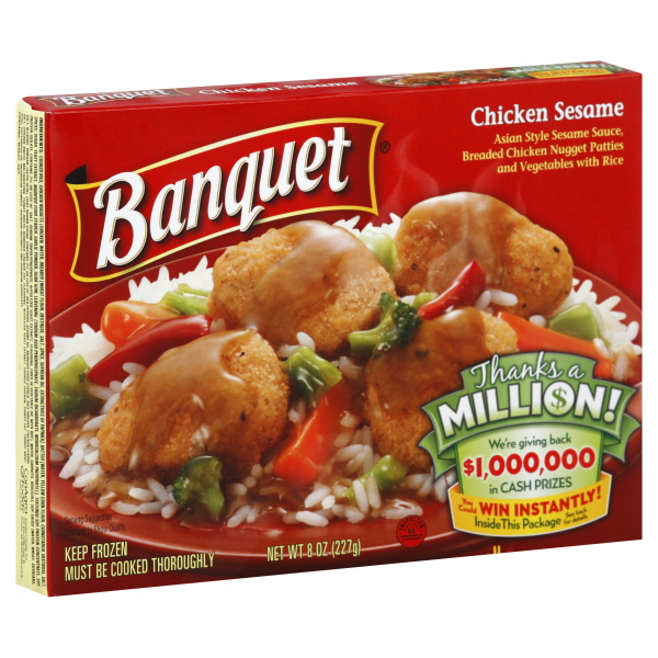 Banquet Chicken Sesame 8 Oz