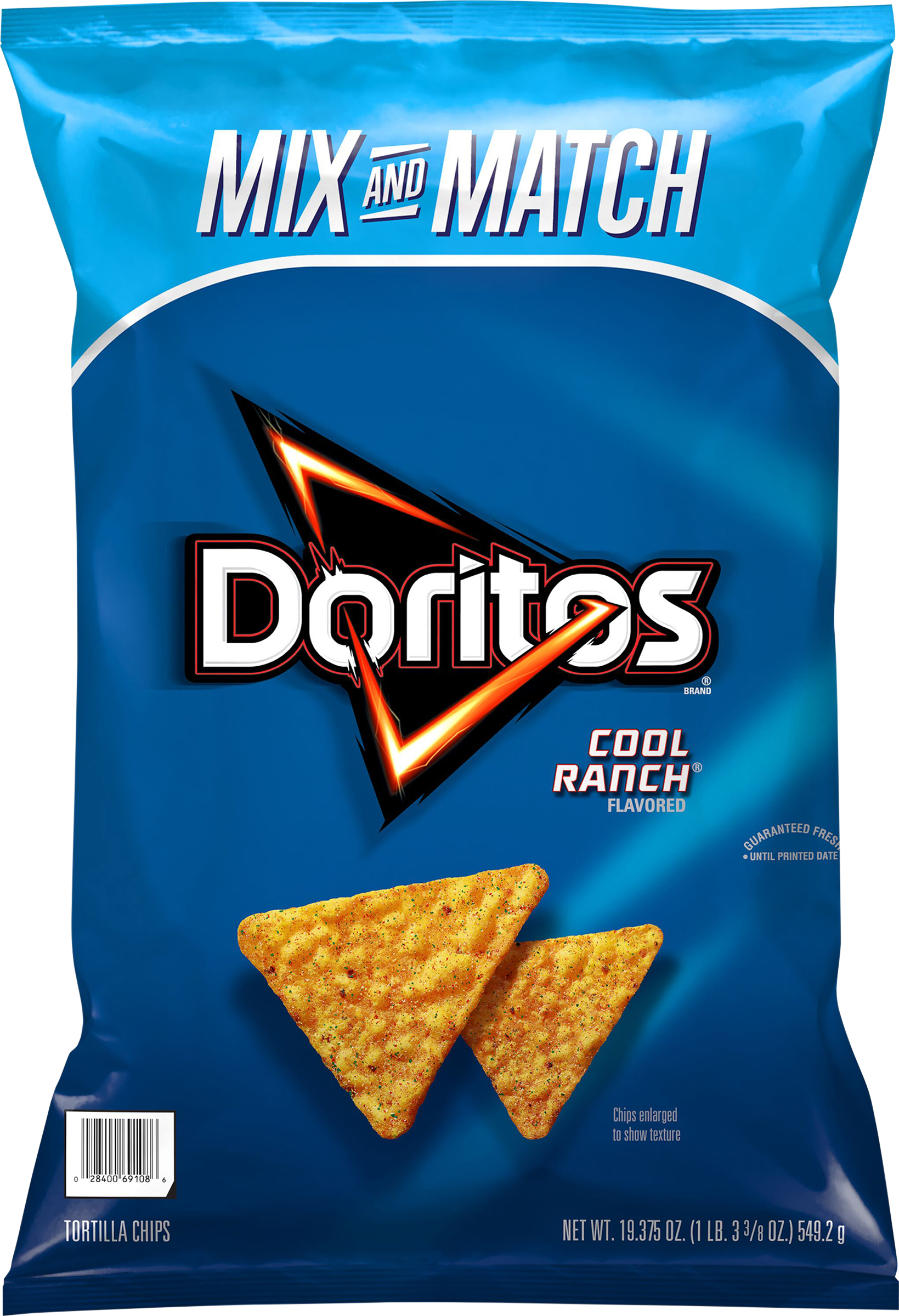 Tortilla Chips, Cool Ranch Flavored