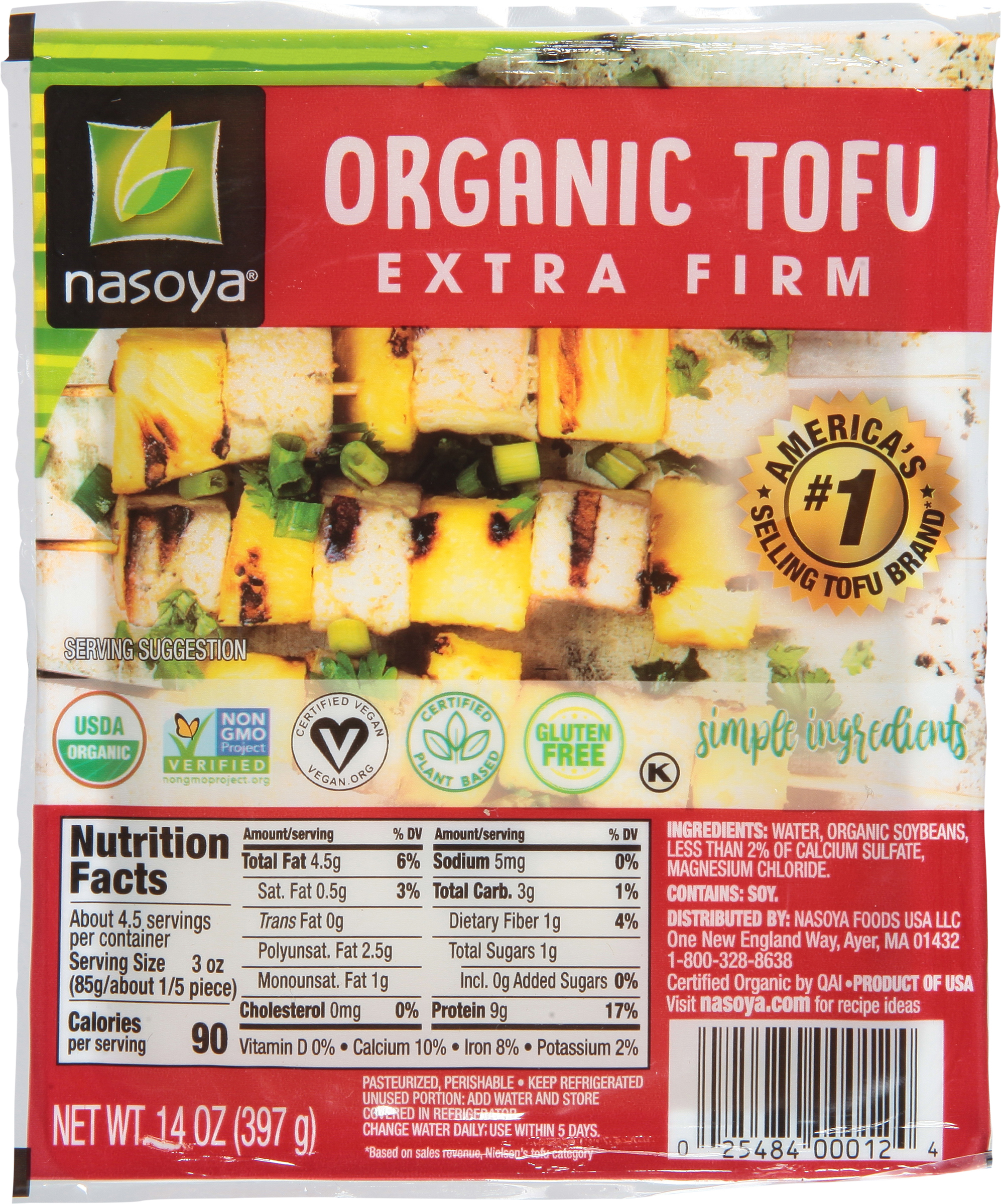 Tofu, Organic, Extra Firm