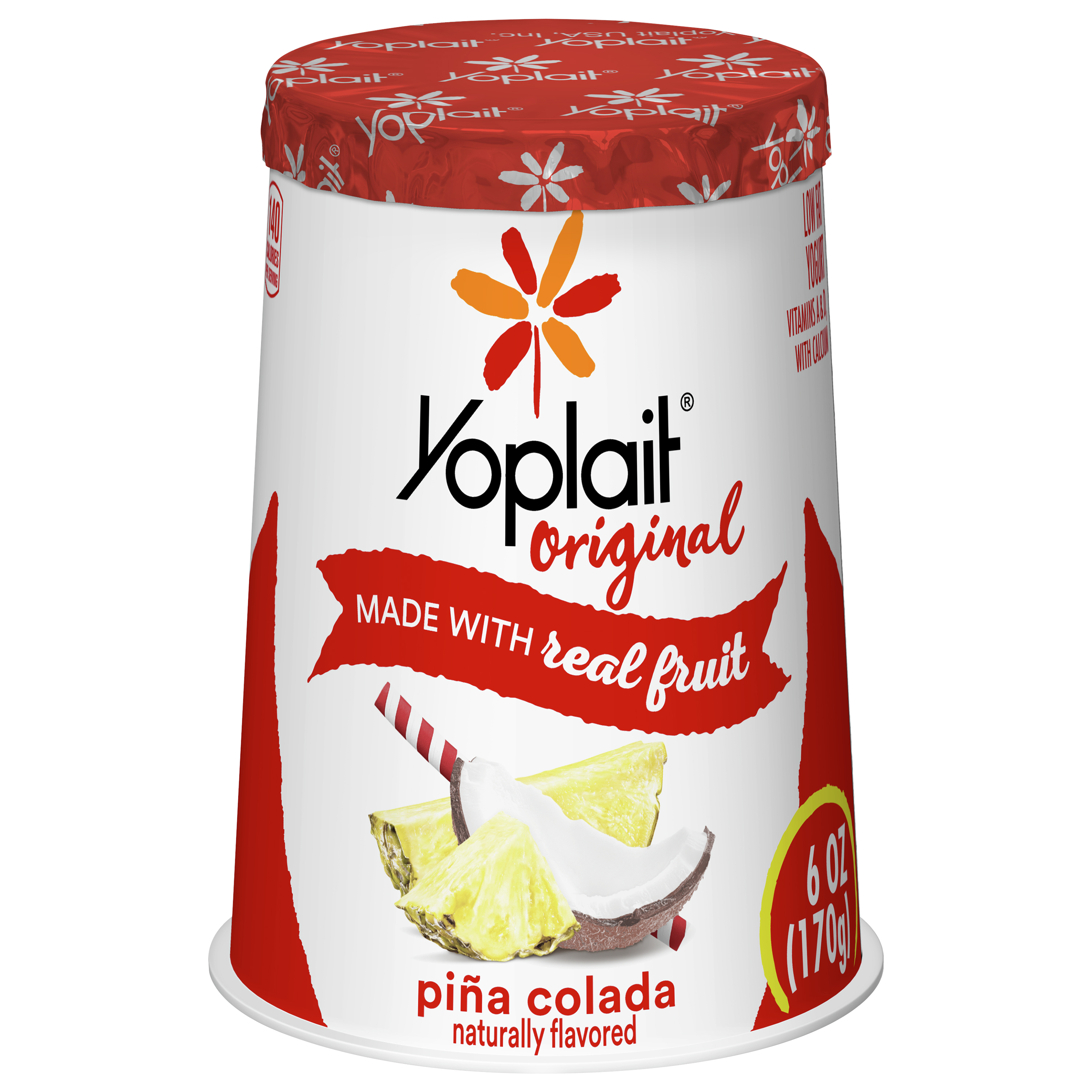 Yogurt, Low Fat, Pina Colada