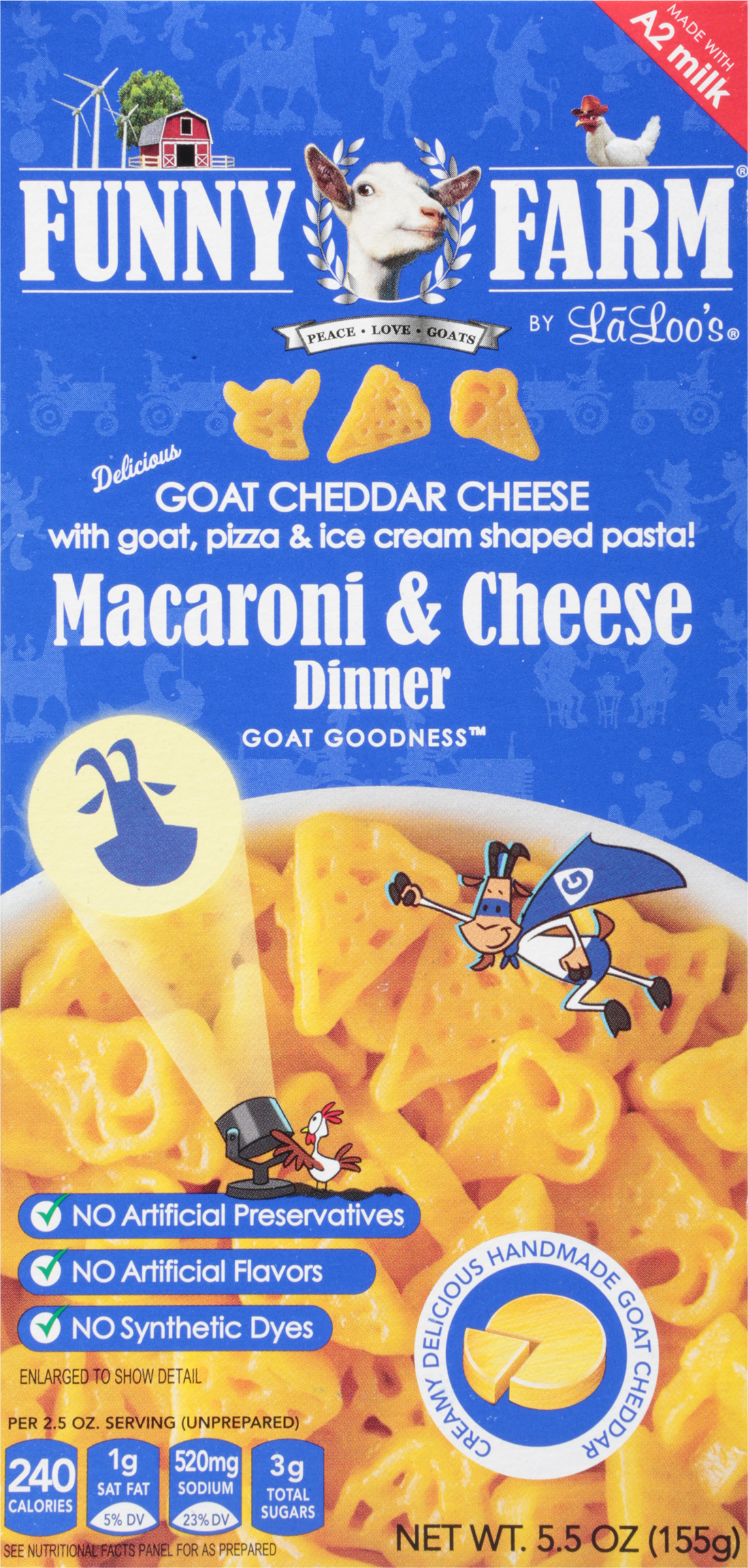 Macaroni & Cheese Dinner, Goat Cheddar Cheese