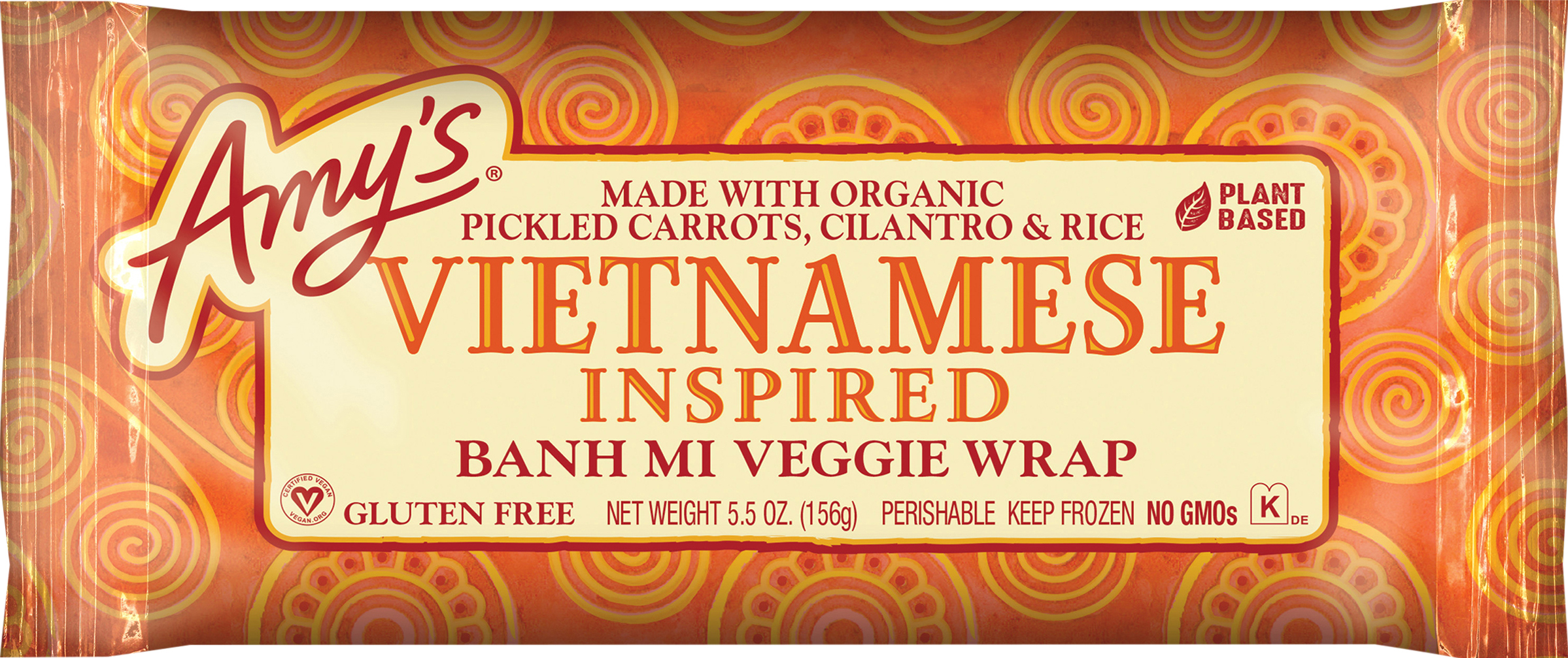 Veggie Wrap, Banh Mi, Vietnamese Inspired