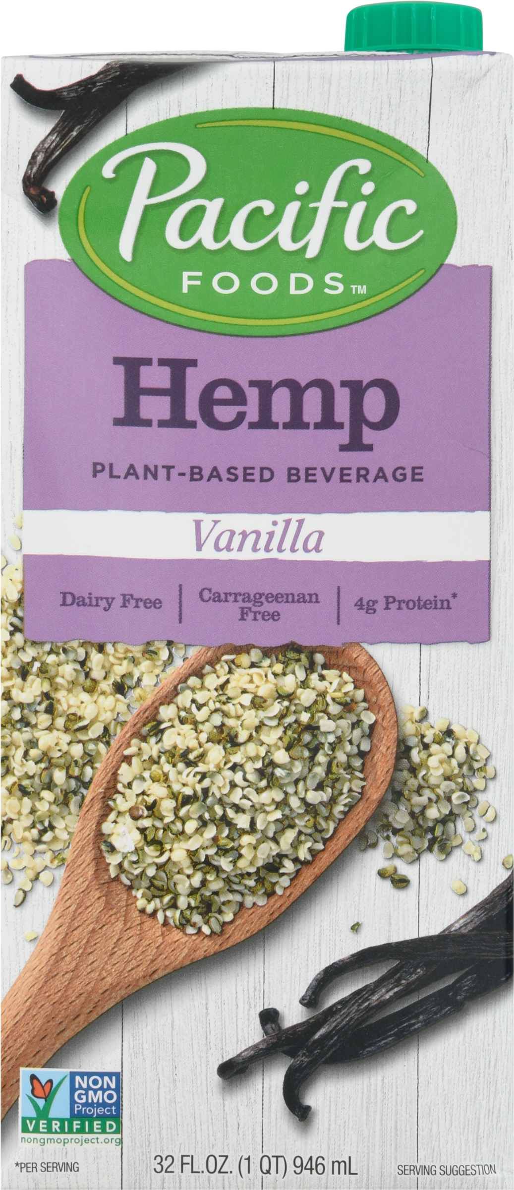 Plant-Based Beverage, Hemp, Vanilla