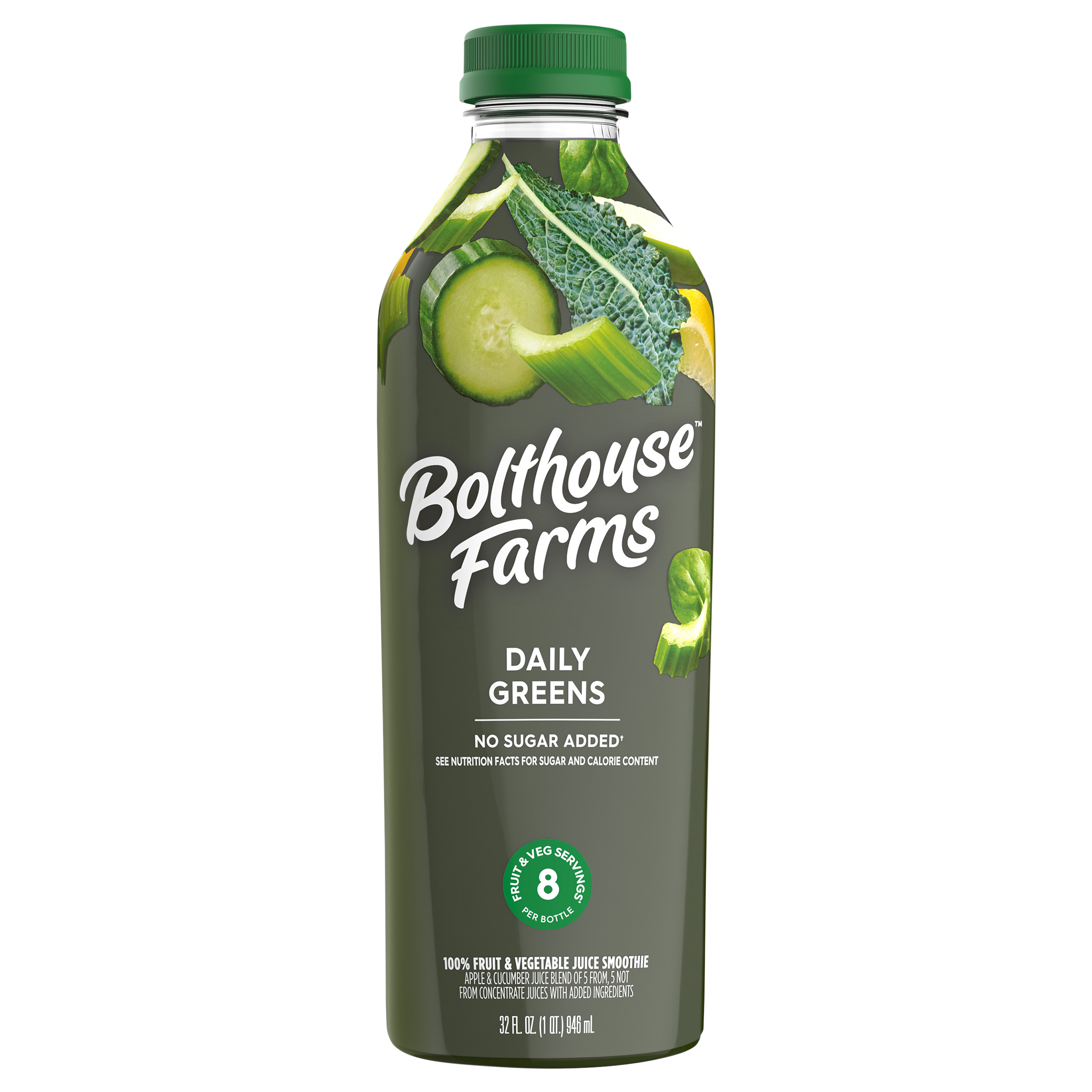 100% Fruit & Vegetable Juice Smoothie, Daily Greens