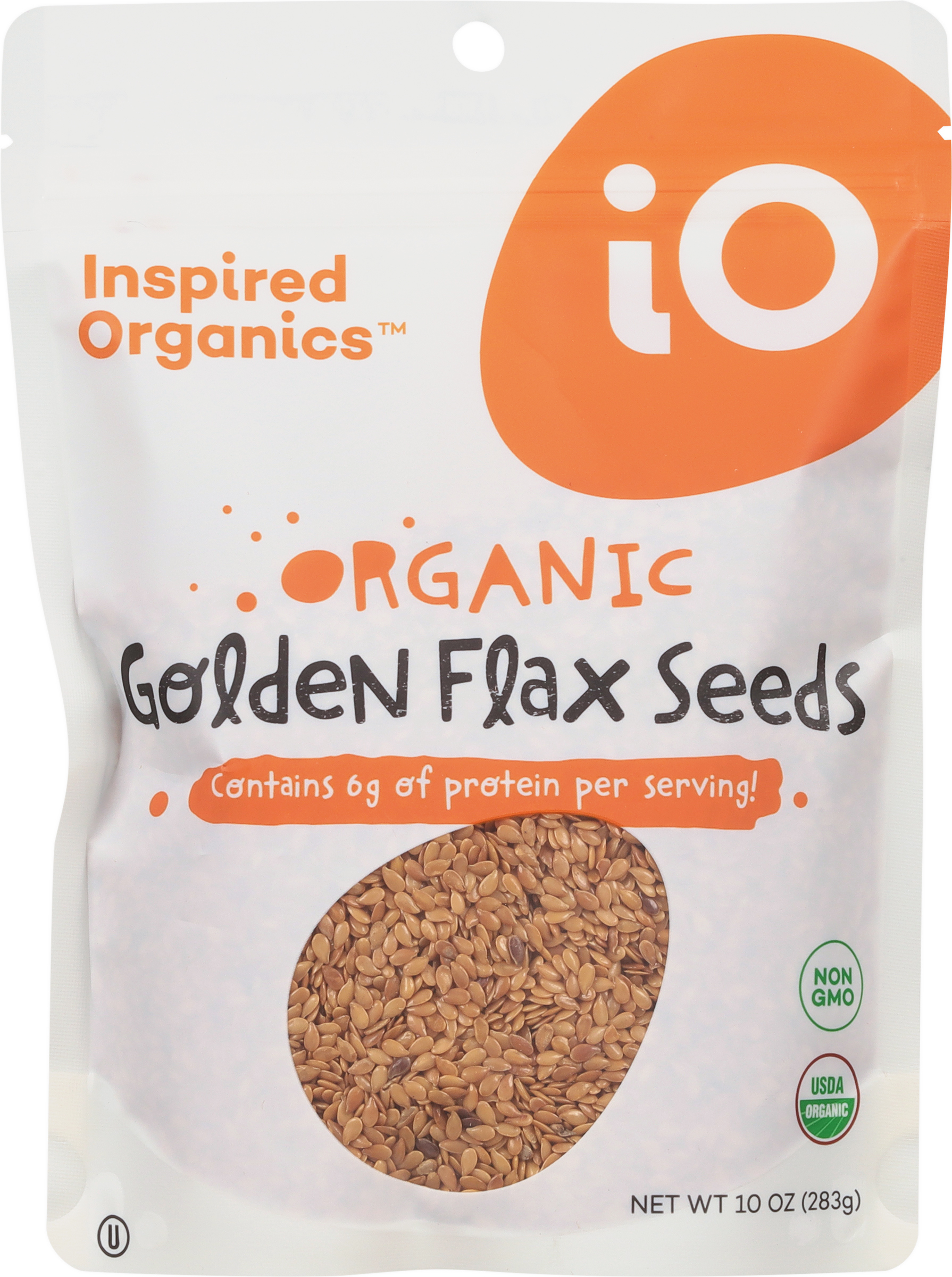 Flax Seeds, Organic, Golden