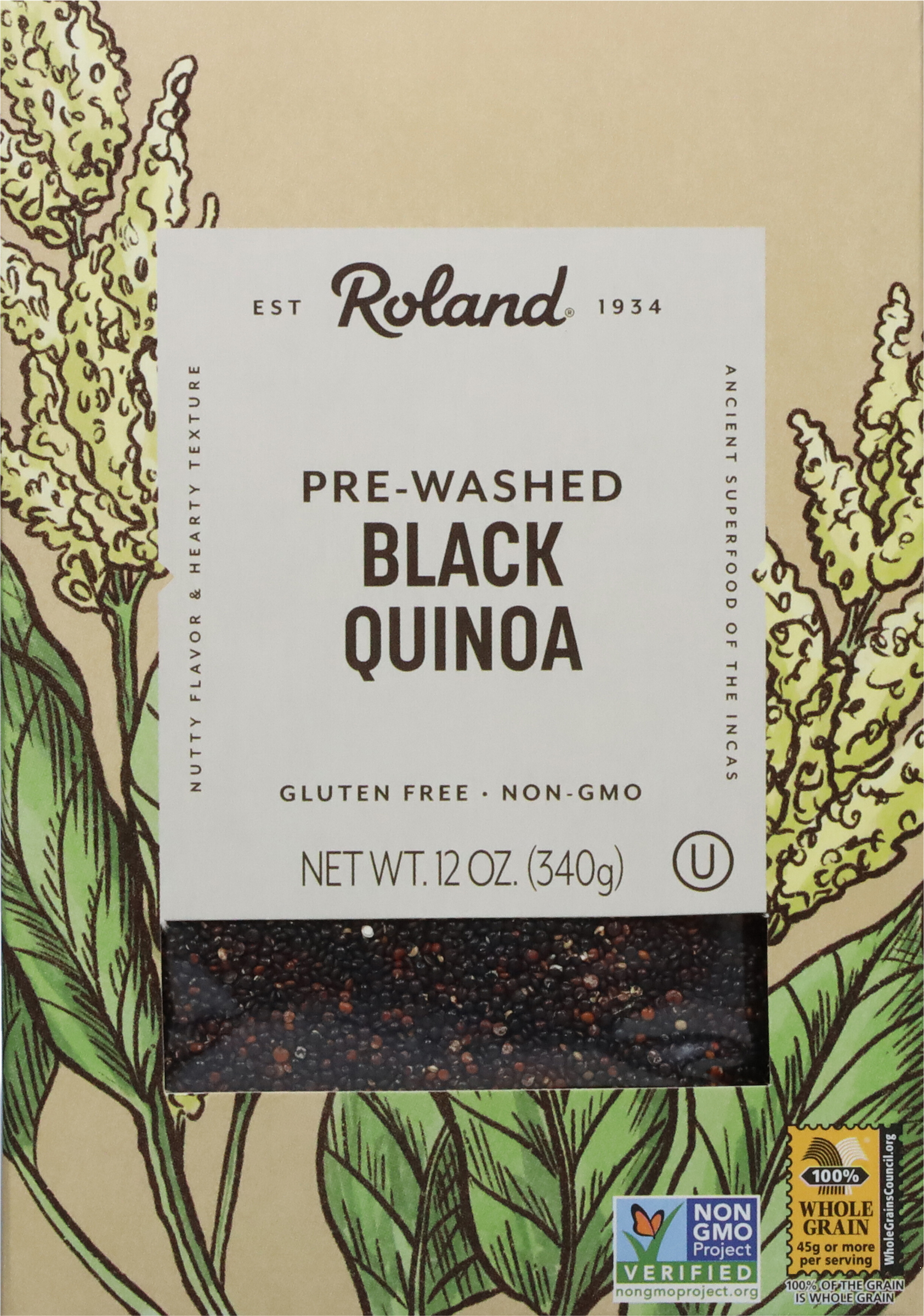 Black Quinoa, Pre-Washed