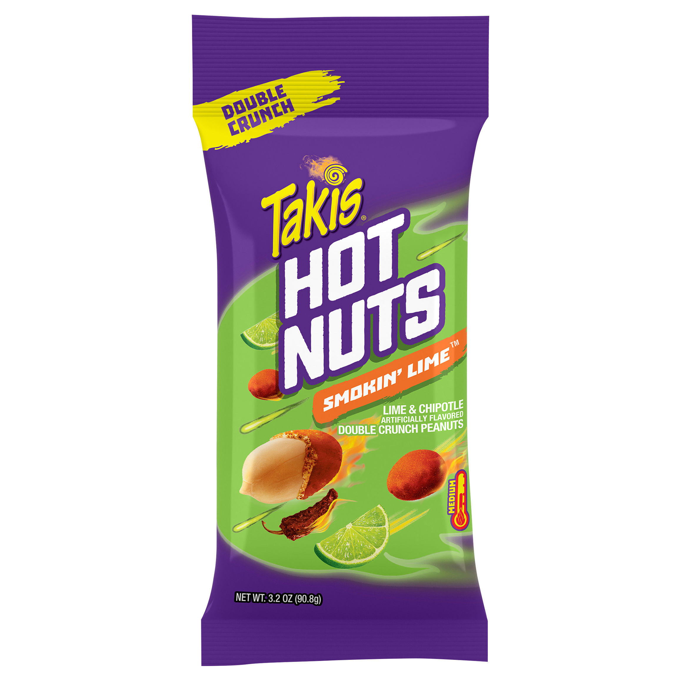 Double Crunch Peanuts, Smokin' Lime, Medium