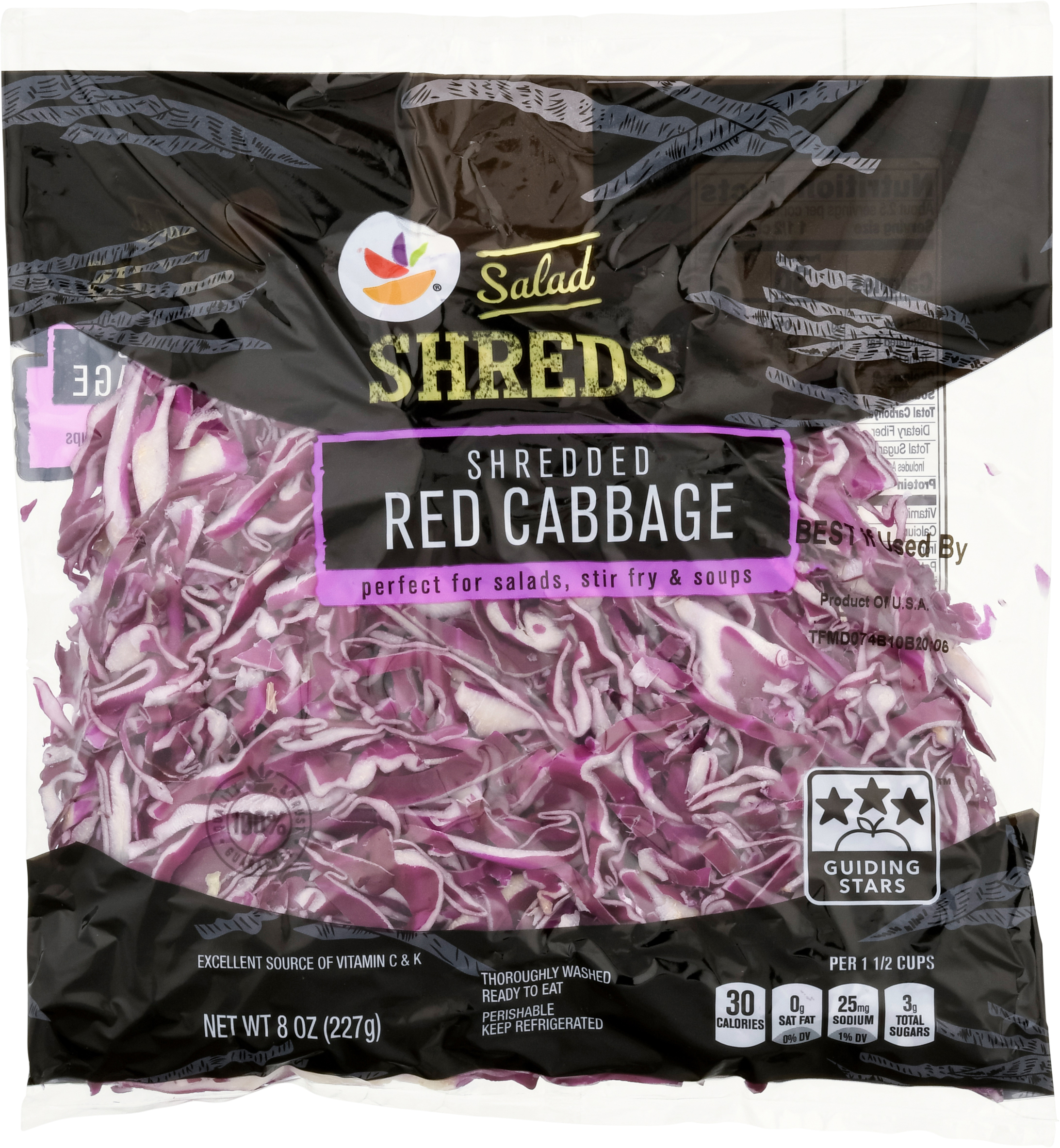 Salad Shreds, Red Cabbage, Shredded