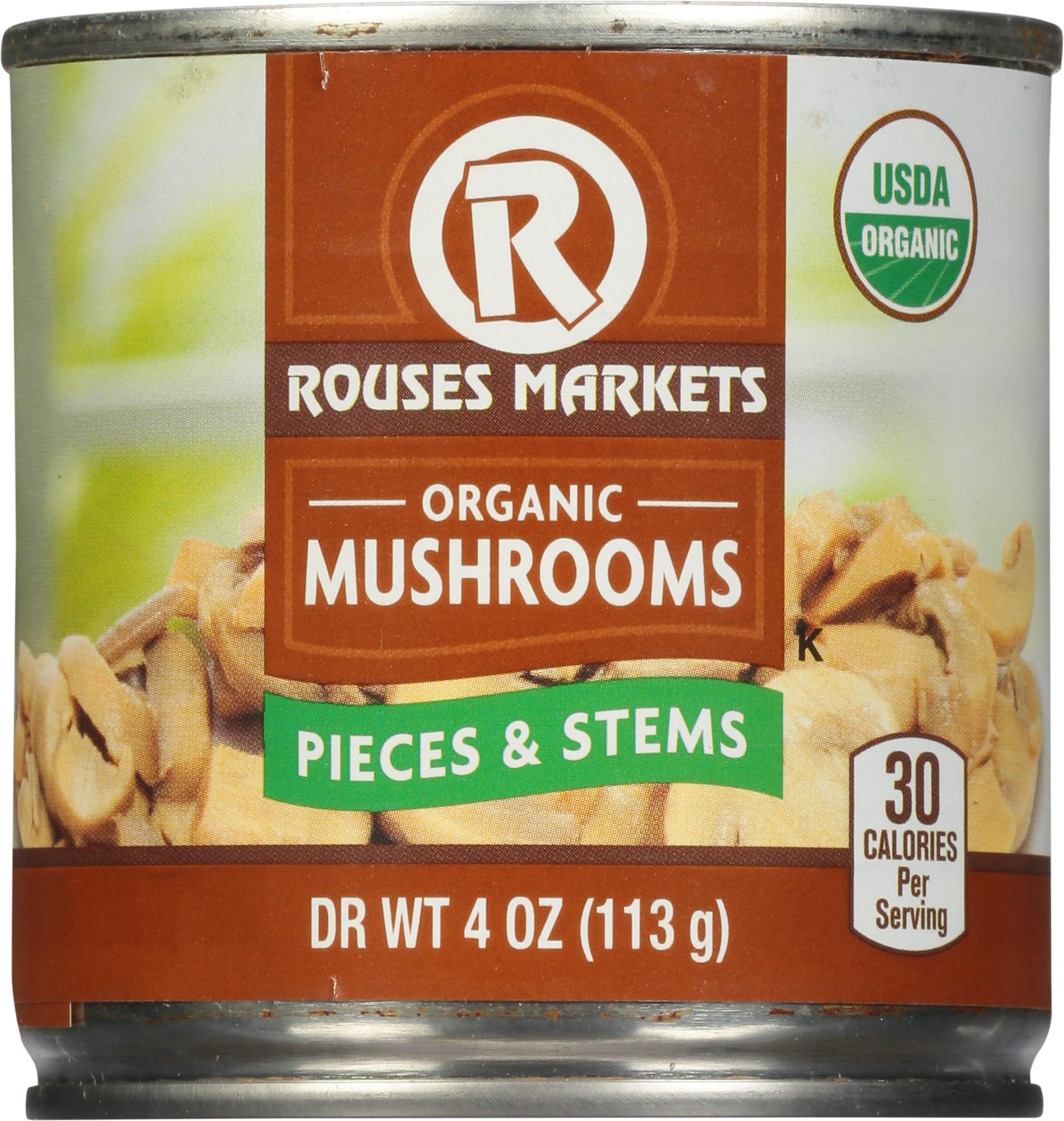 Mushrooms, Organic, Pieces & Stems