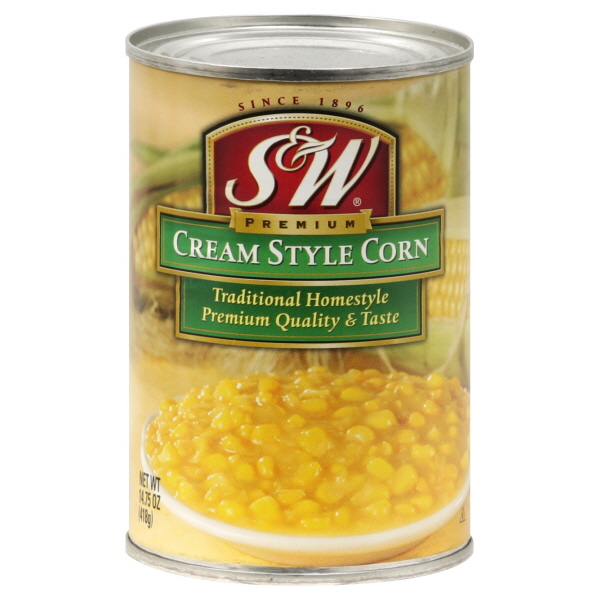 S&w Cream Style Corn 14.75 Oz