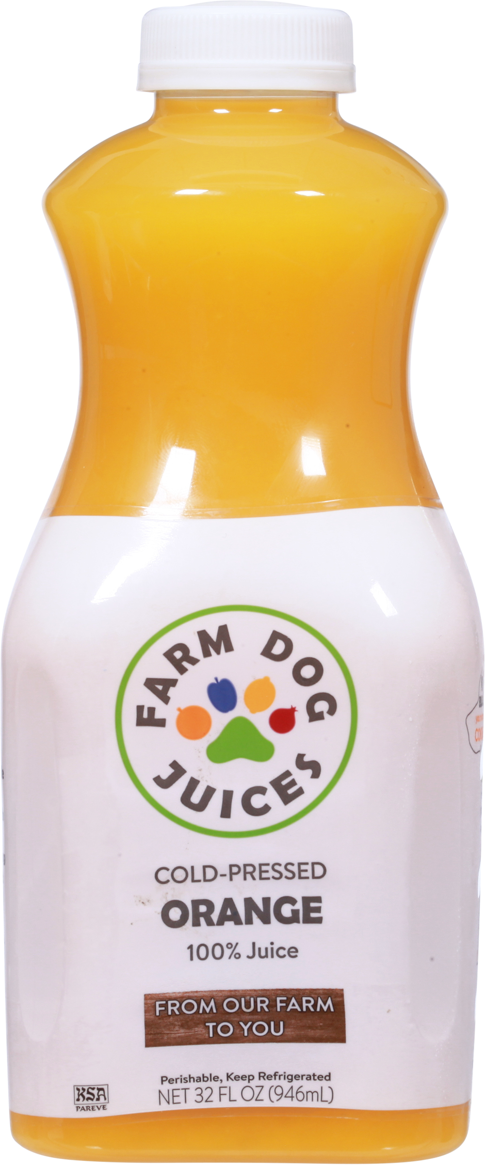 100% Juice, Orange, Cold-Pressed