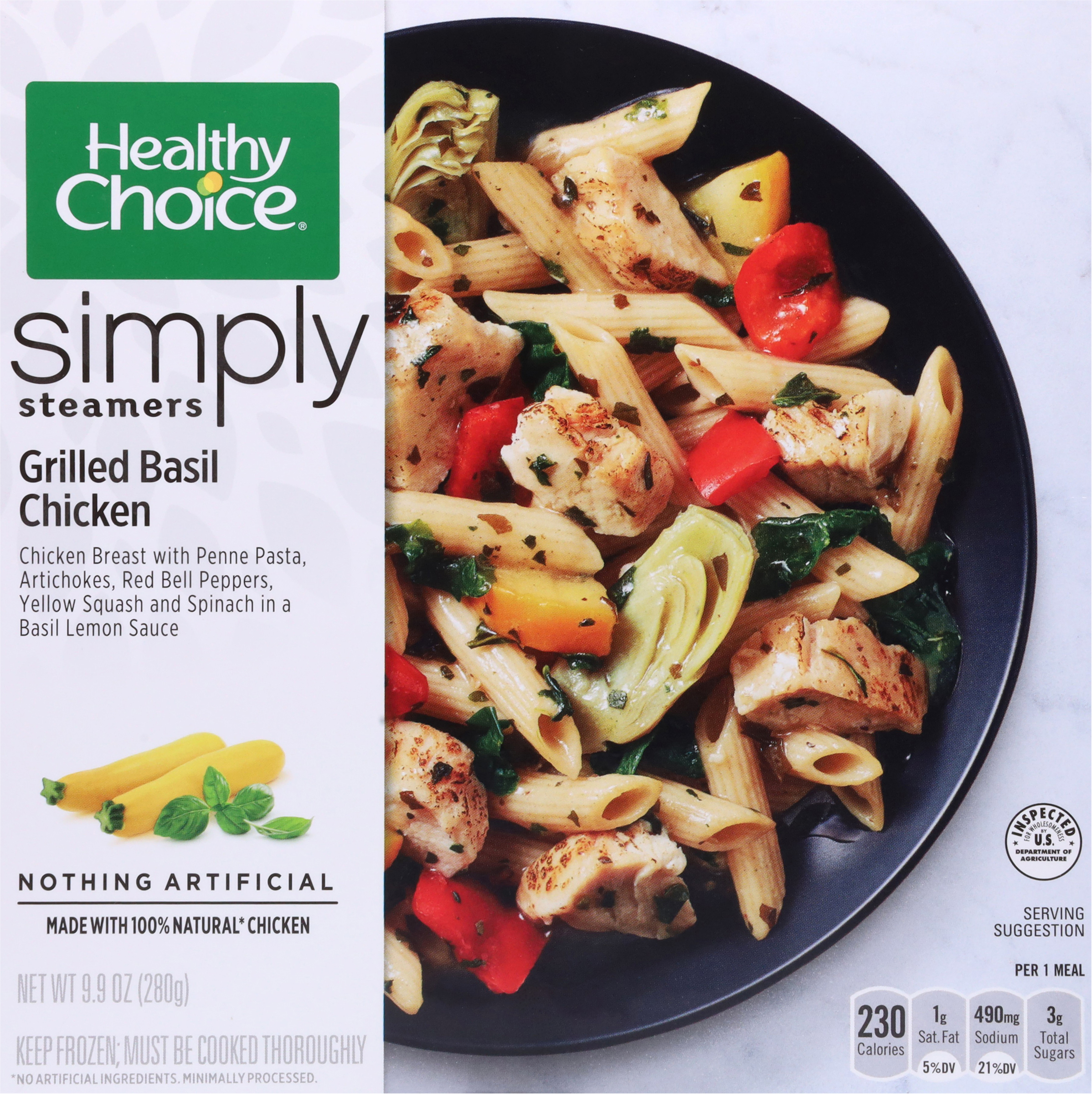 Basil Chicken, Grilled