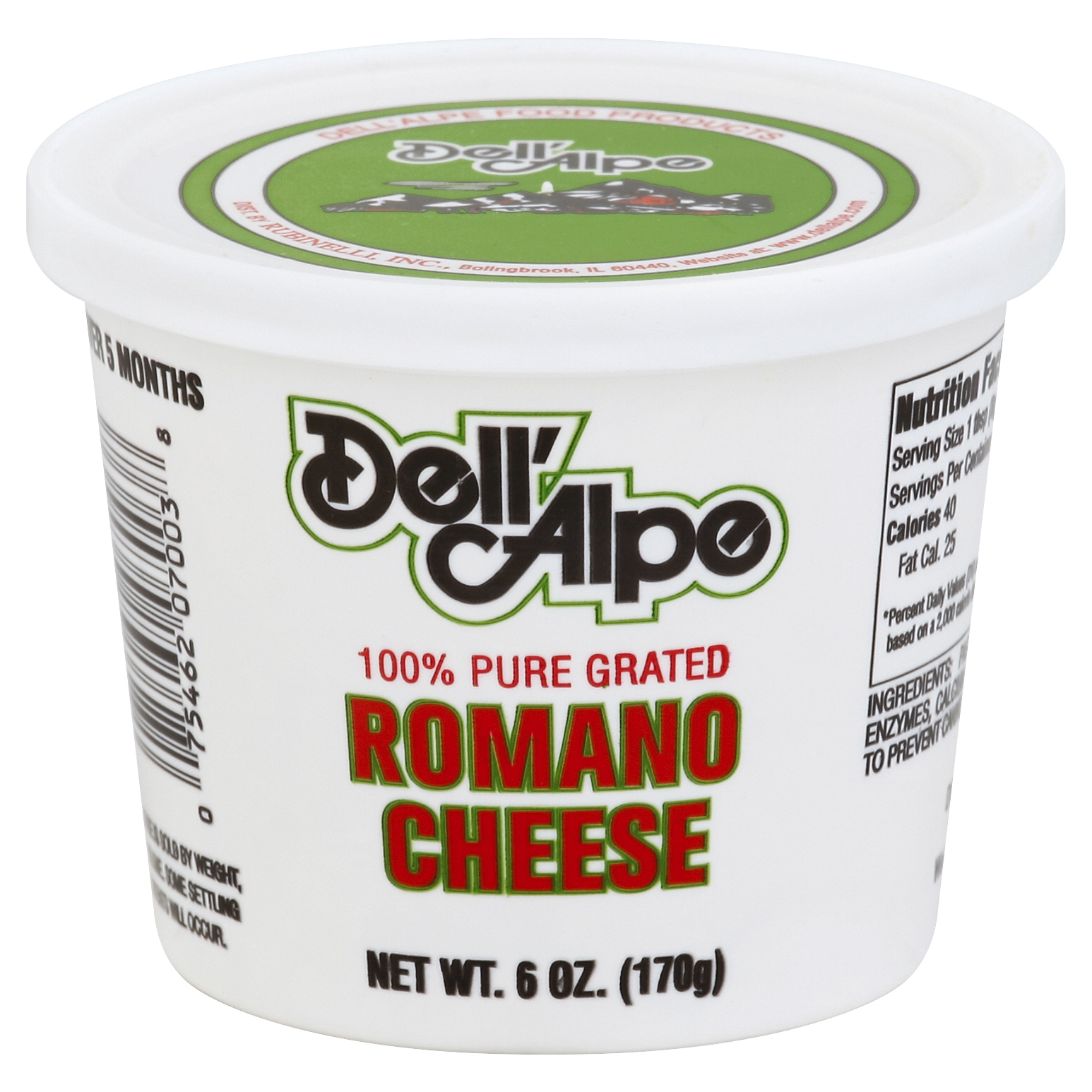 Dell'alpe Cheese 6 Oz