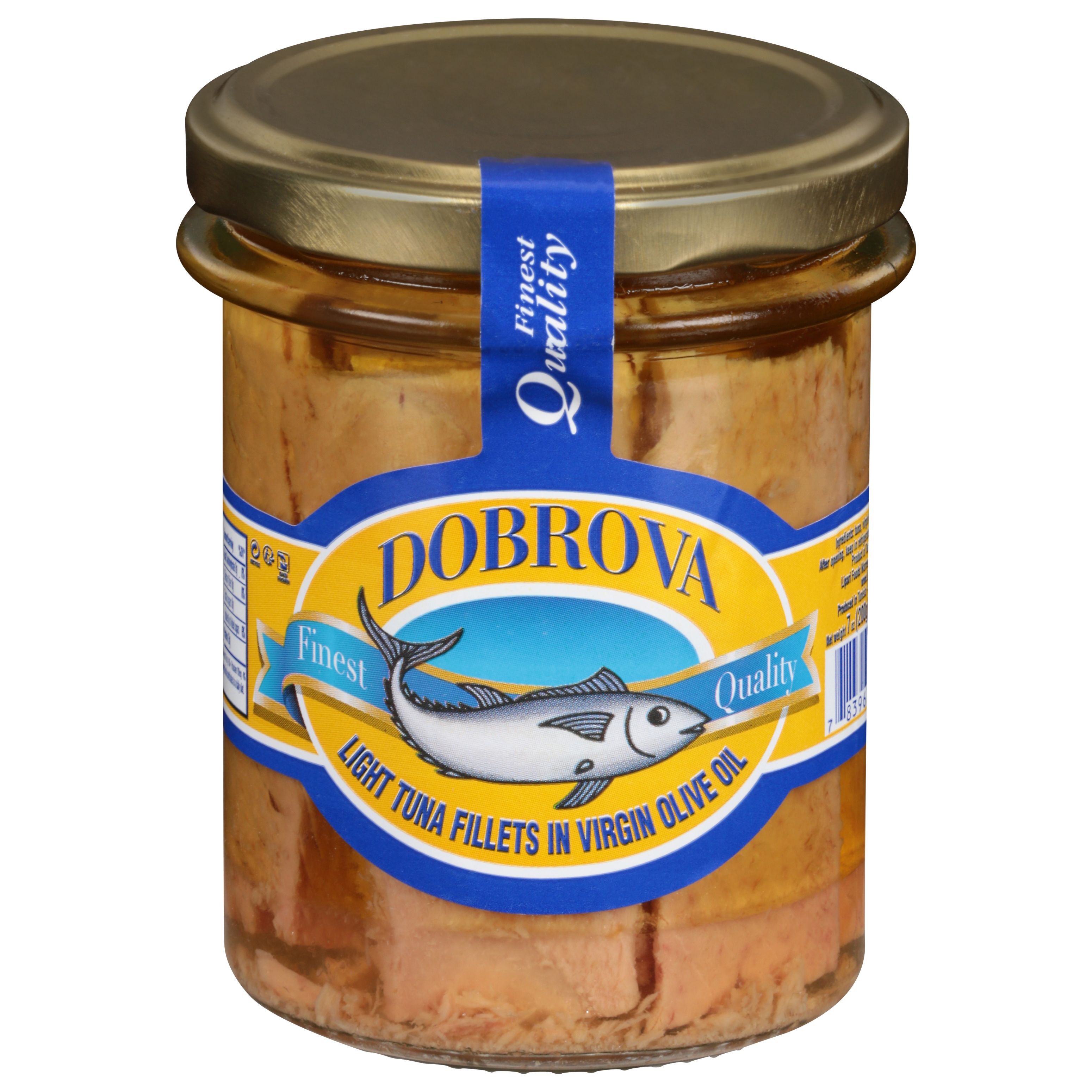 Dobrova Light Tuna Fillets In Virgin Olive Oil 7 Oz