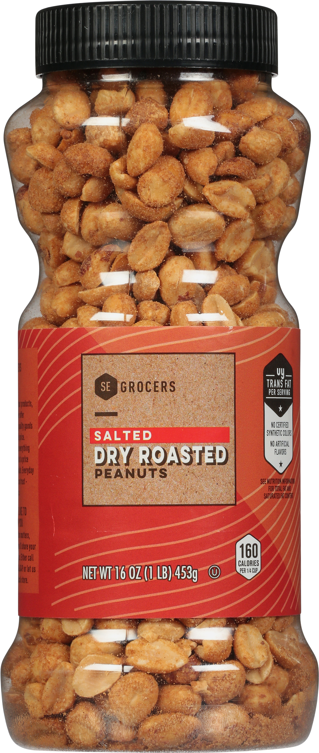 Peanuts, Salted, Dry Roasted