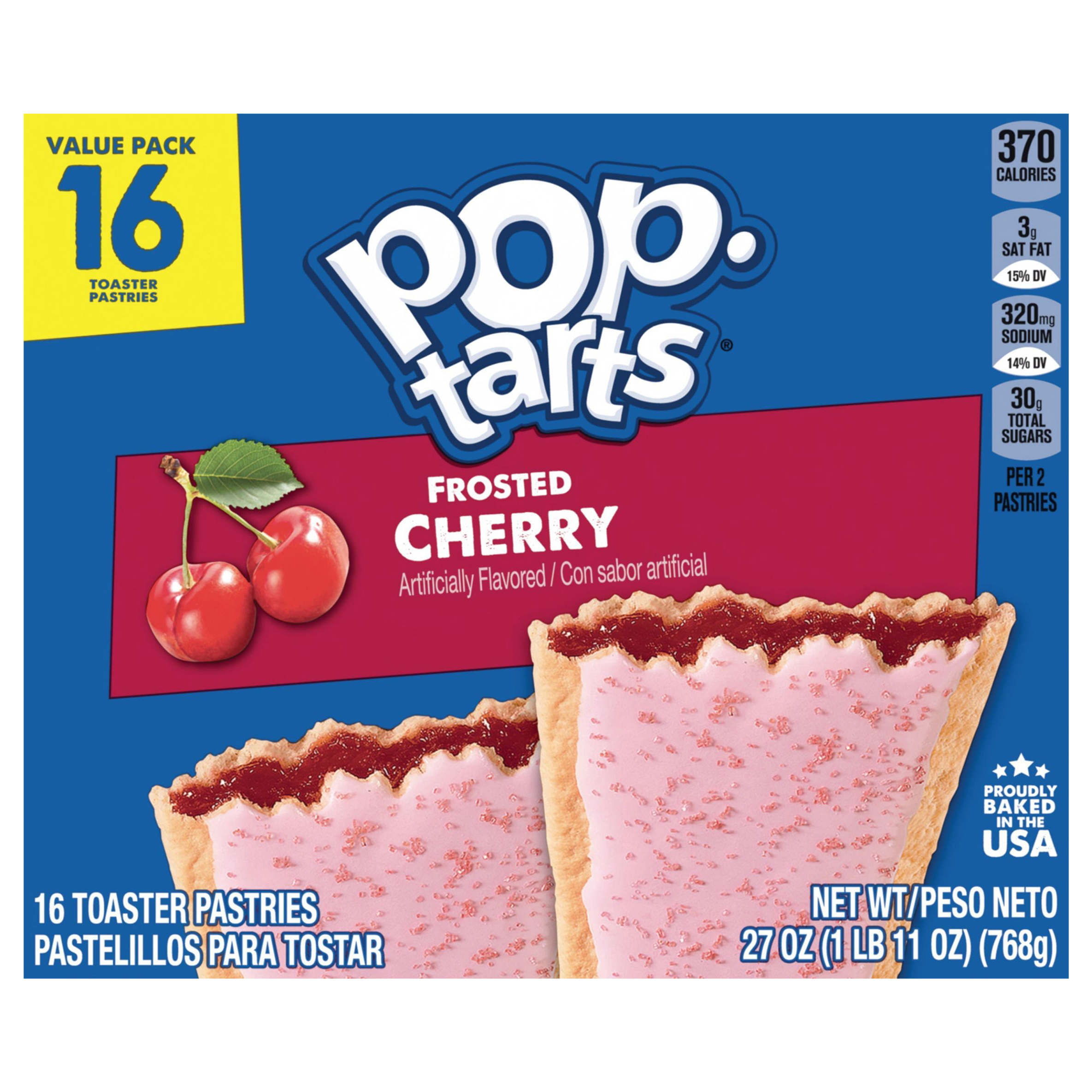 Toaster Pastries, Frosted, Cherry, Value Pack