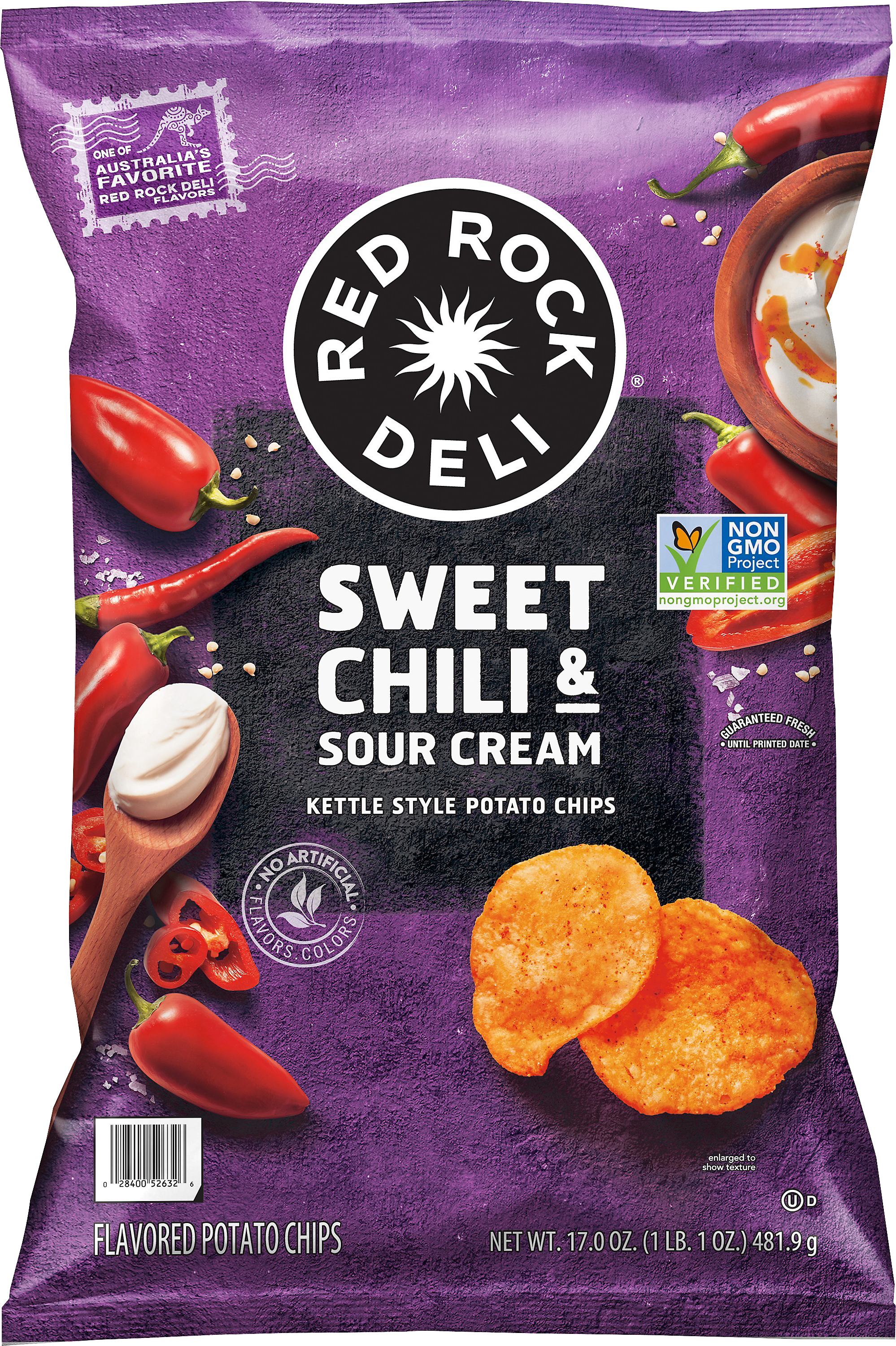 Potato Chips, Kettle Style, Sweet Chili & Sour Cream