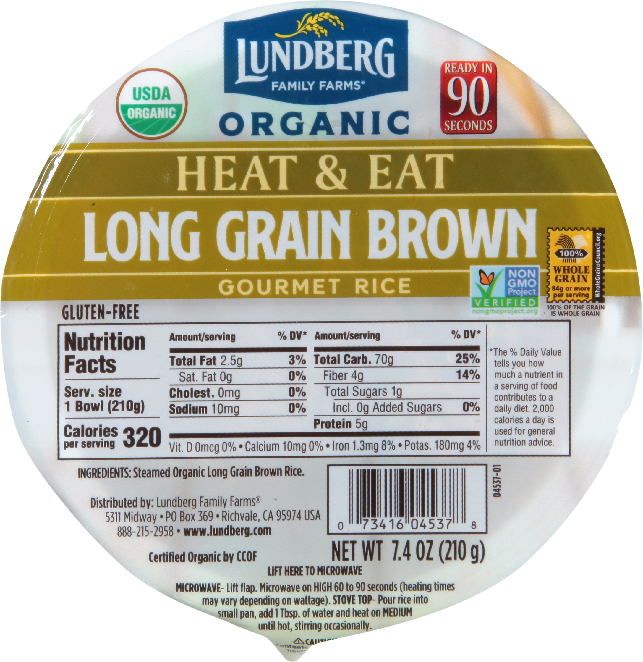 Gourmet Rice, Organic, Long Grain Brown