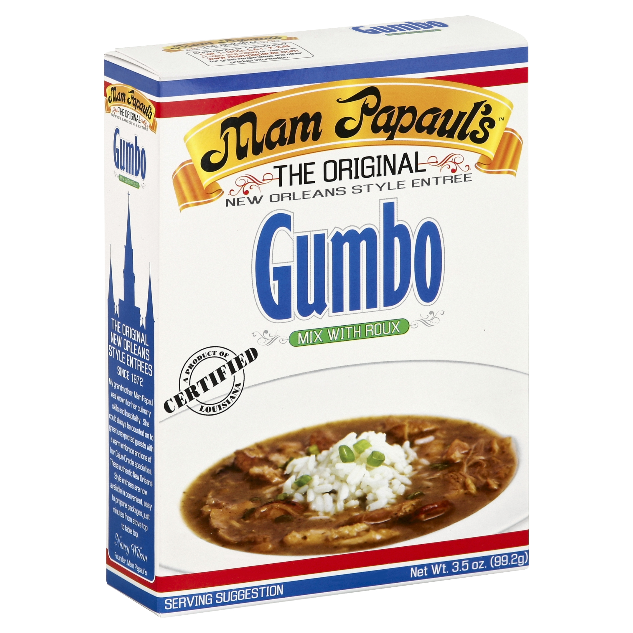 Mam Papauls Gumbo Mix 3.5 Oz