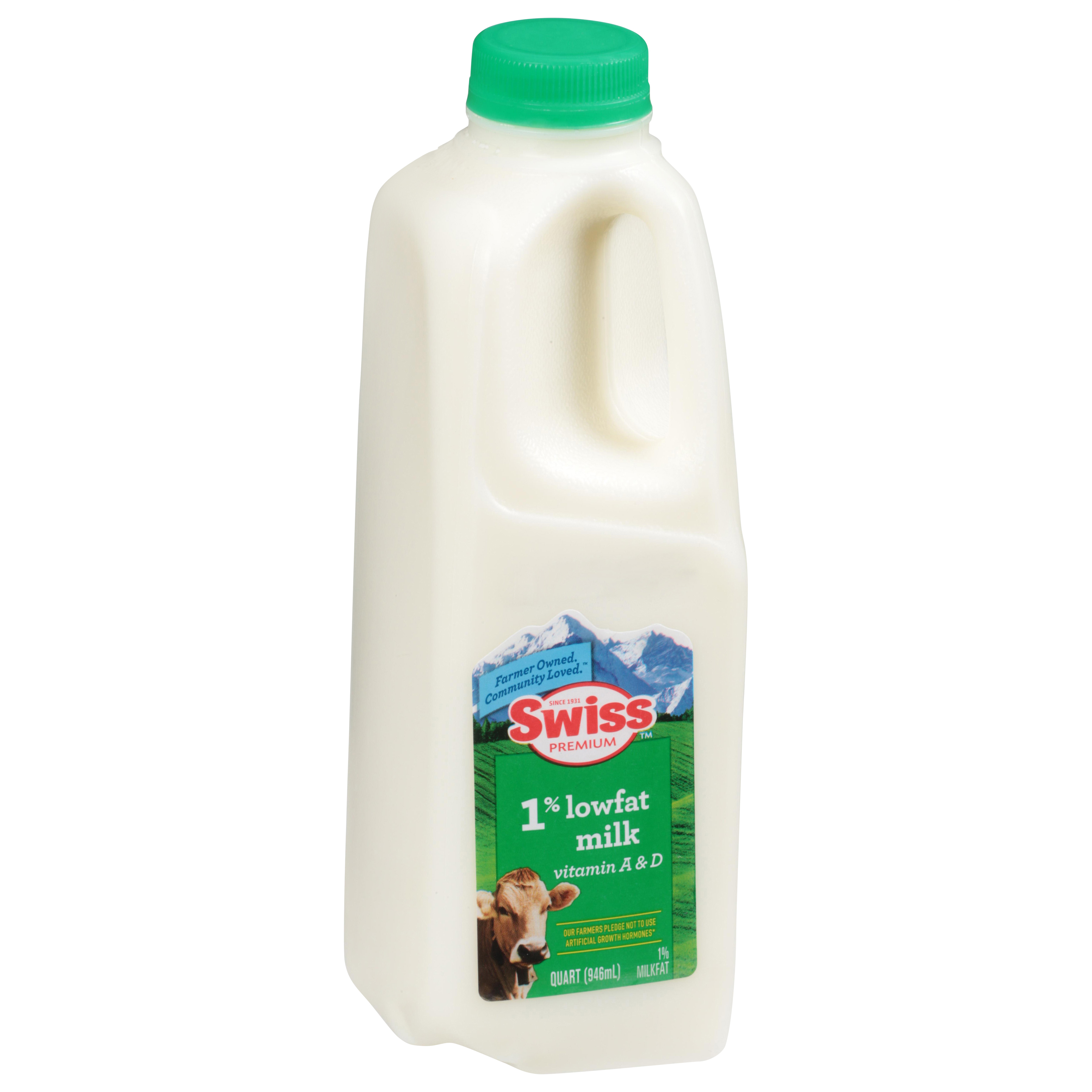 Swiss 1% Low Fat Milk 1 Qt