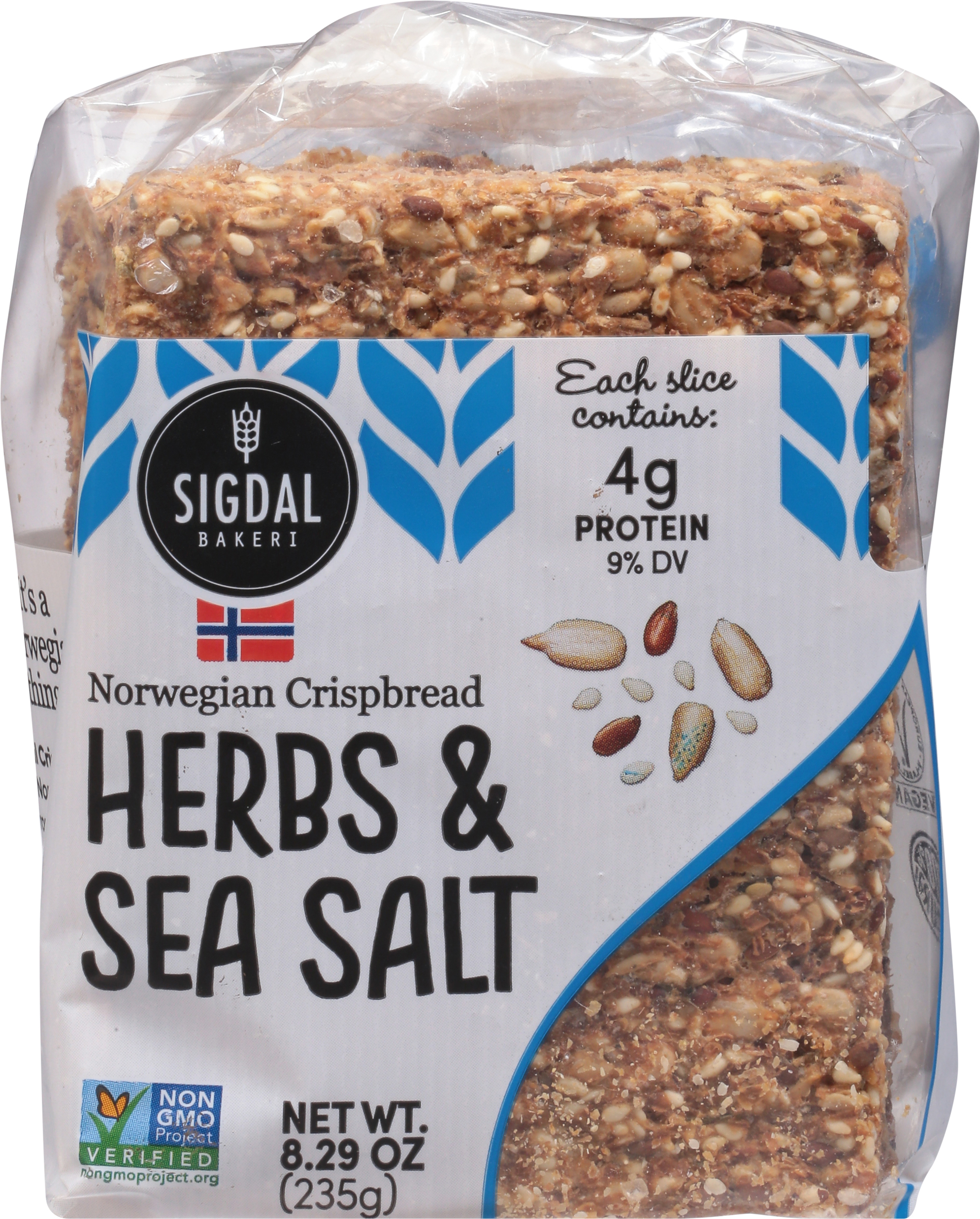 Crispbread, Herbs & Sea Salt, Norwegian
