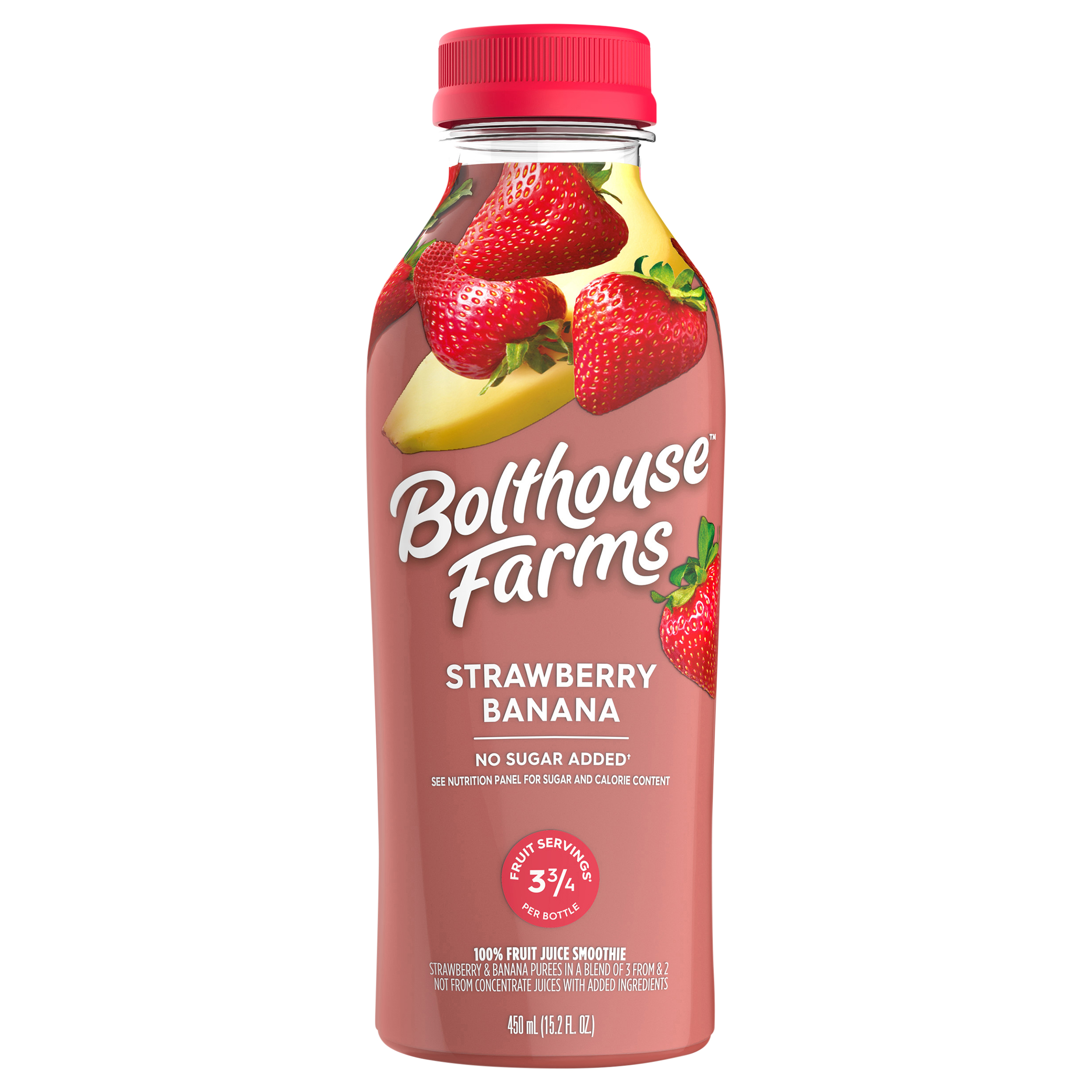 100% Fruit Juice Smoothie, Strawberry Banana