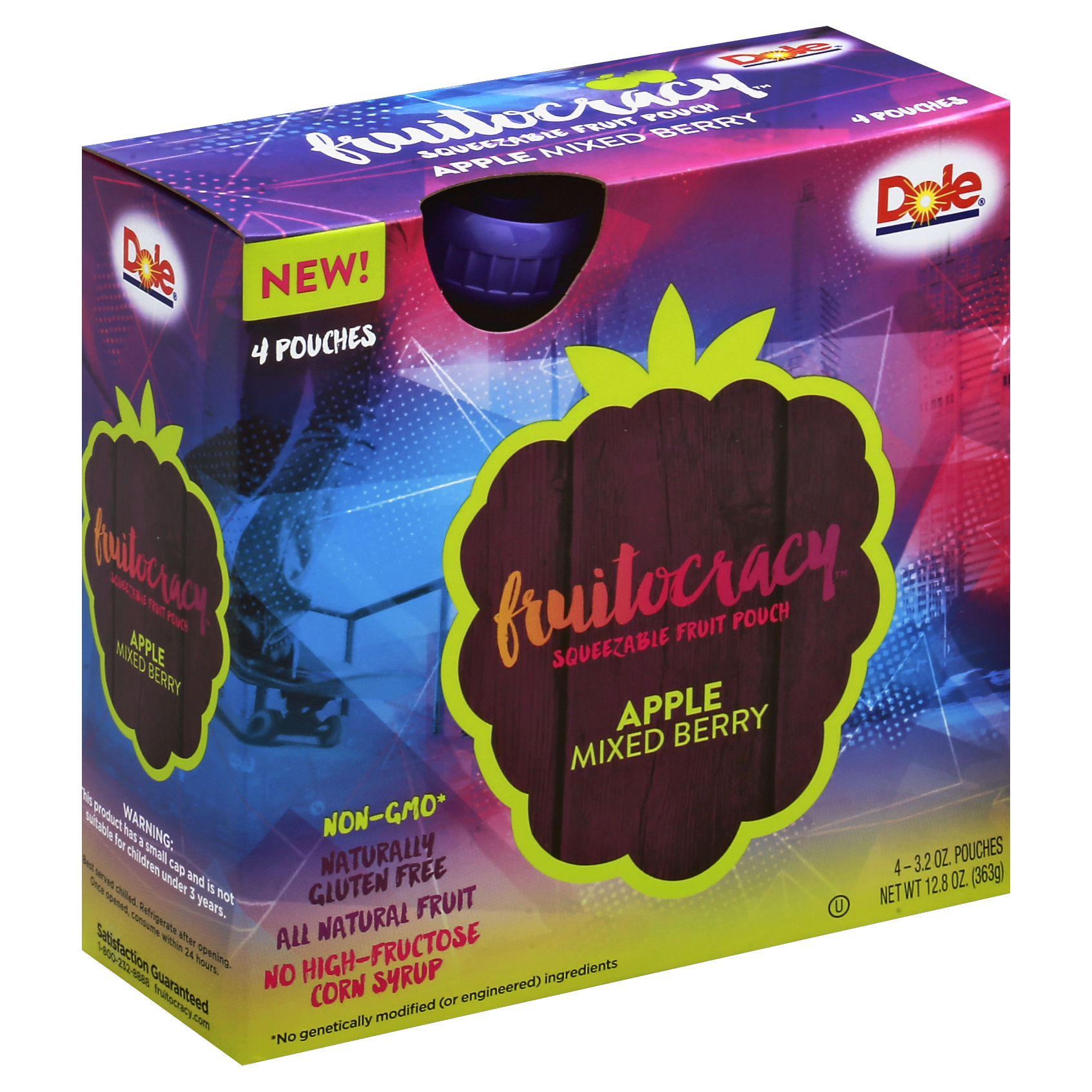 Dole Fruit Pouch 4 Ea
