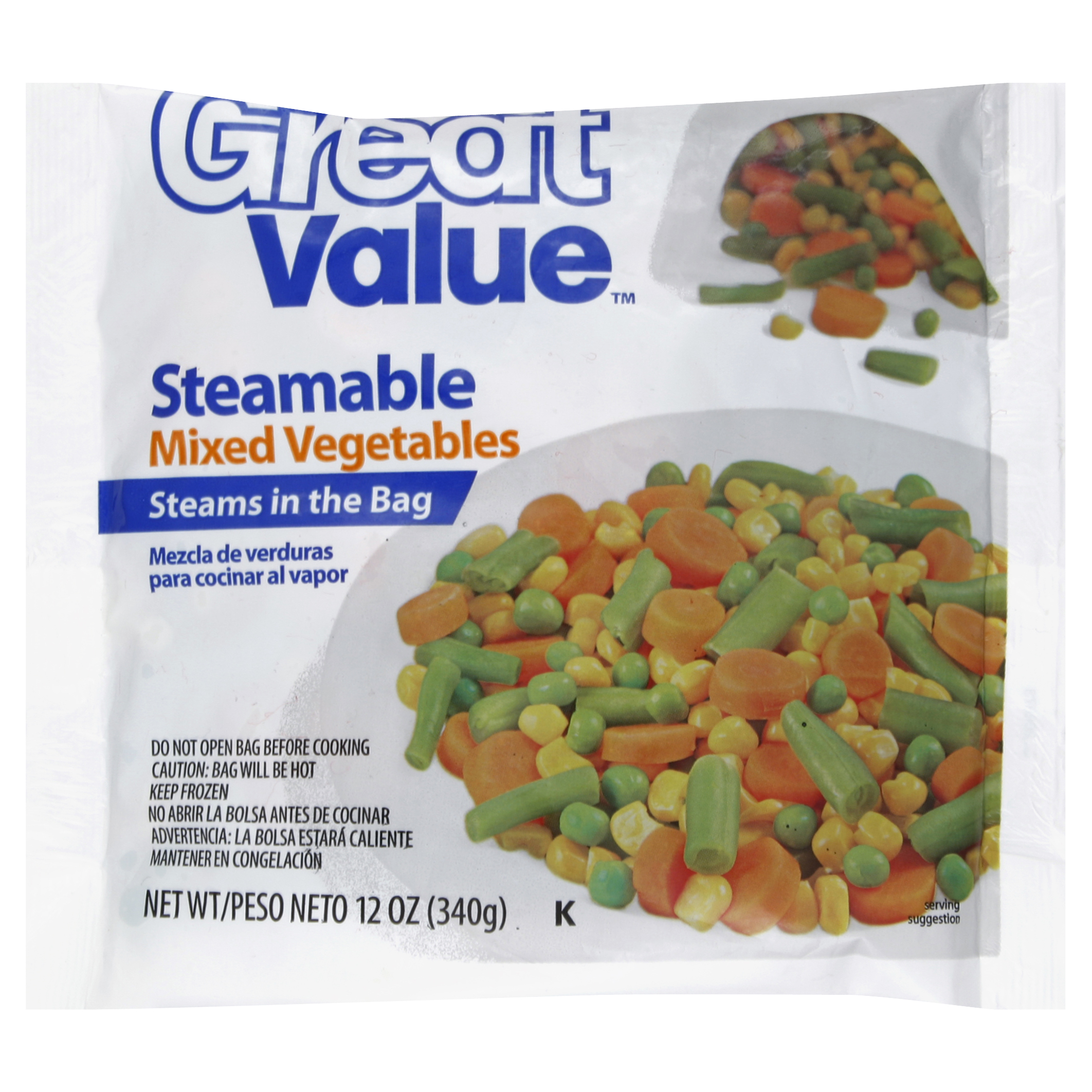 Great Value Mixed Vegetables 12 Oz