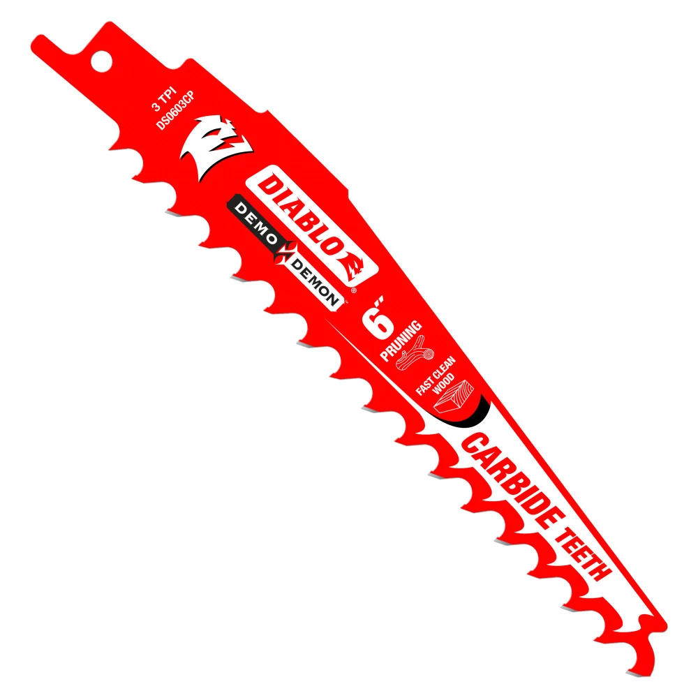 Freud 6" Recip Saw Blade Wood 3pk