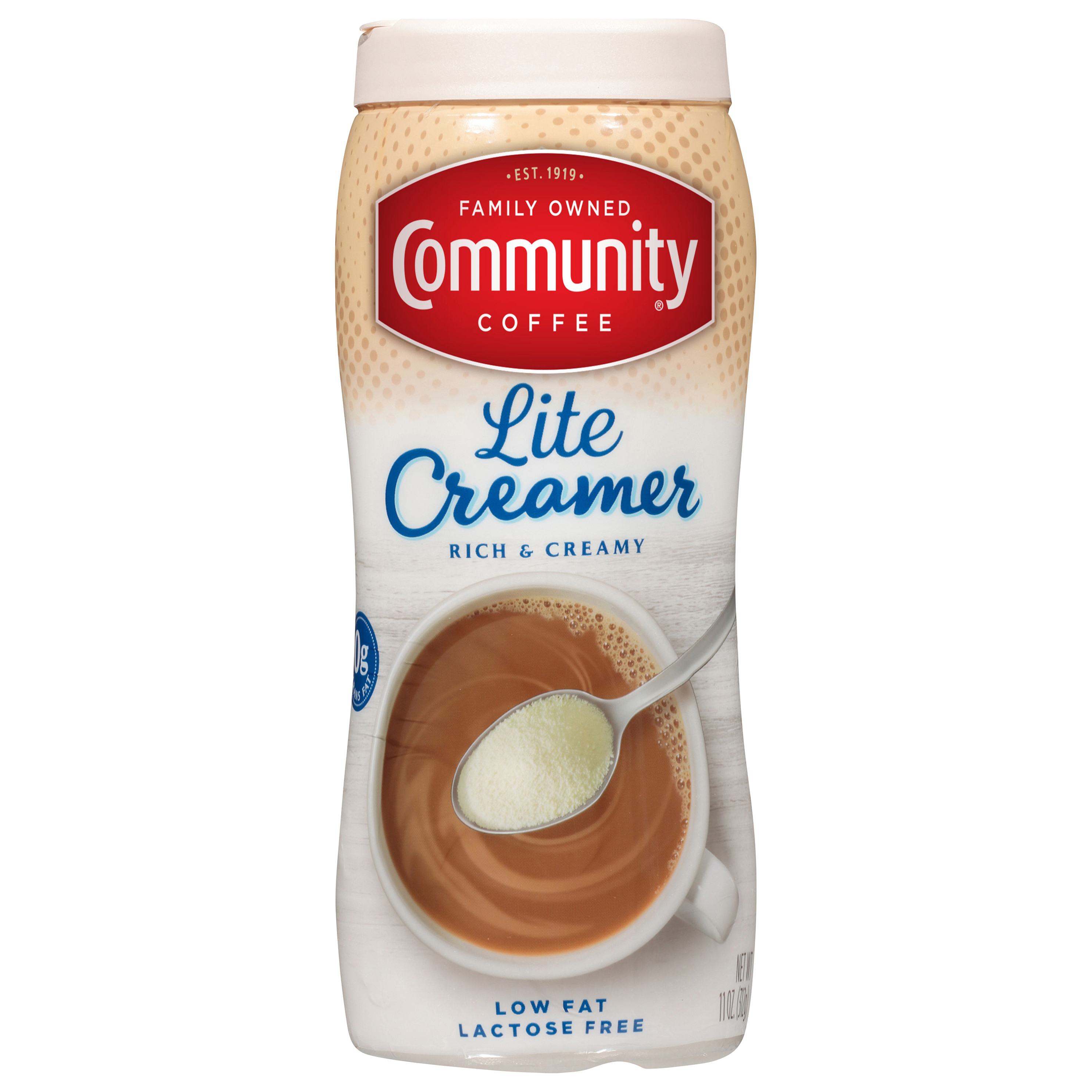 Community Coffee® Rich & Creamy Lite Creamer 11 Oz. Canister image