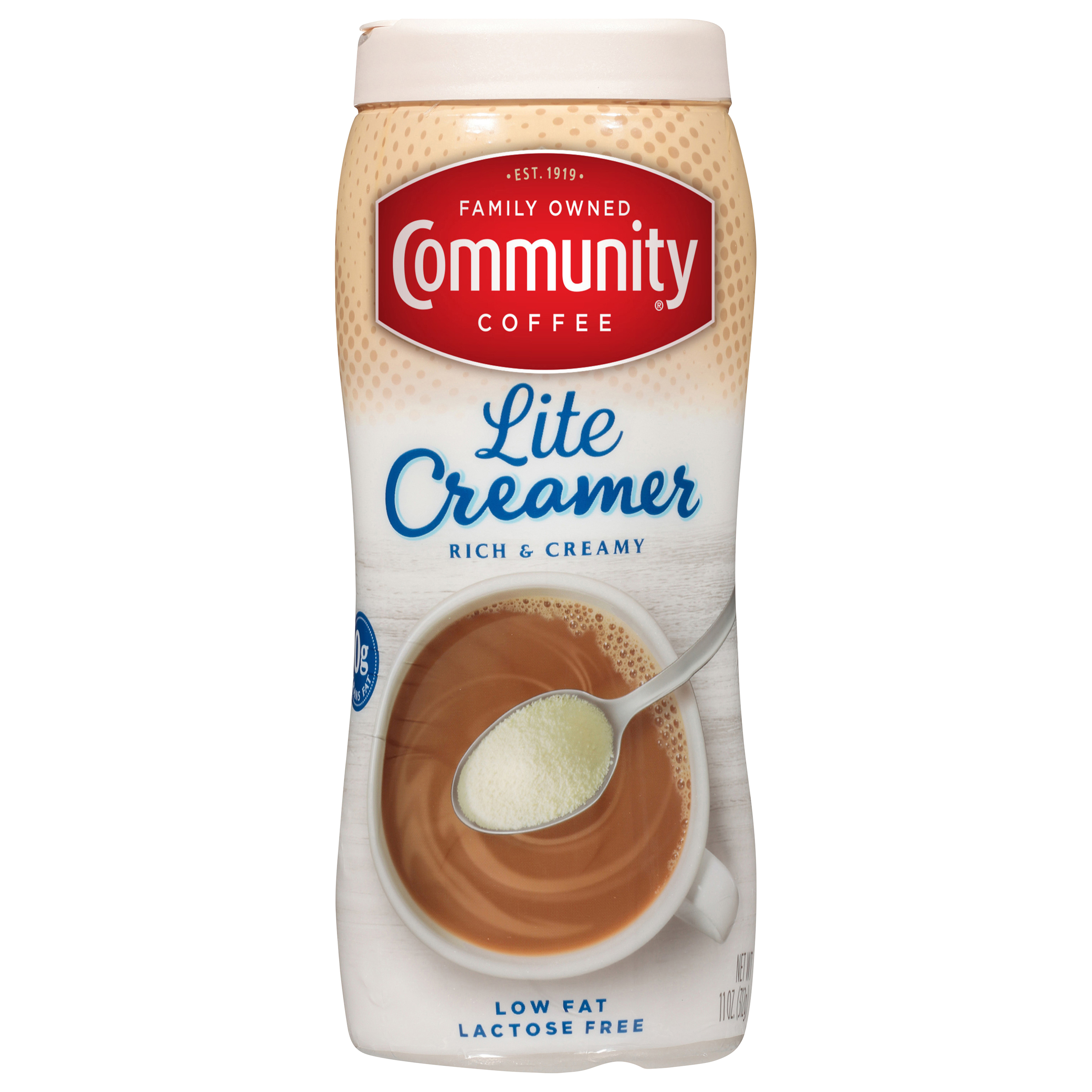 Community Coffee® Rich & Creamy Lite Creamer 11 Oz. Canister
