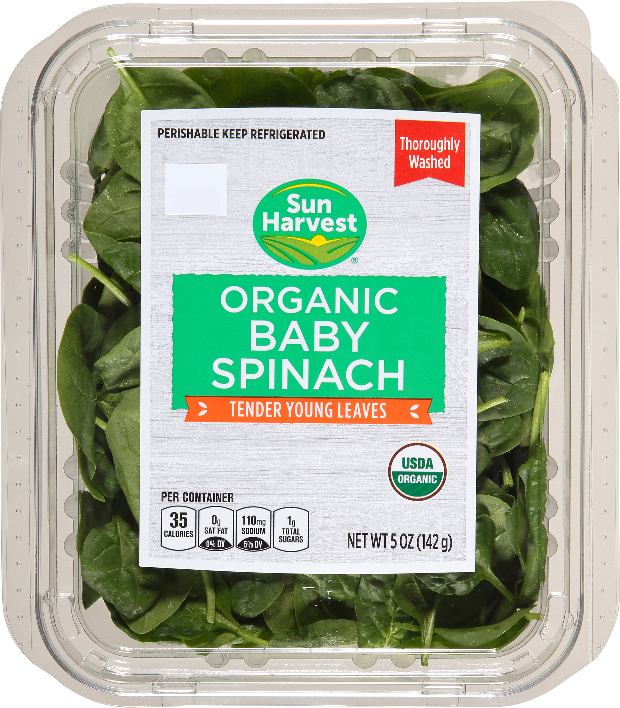 Baby Spinach, Organic