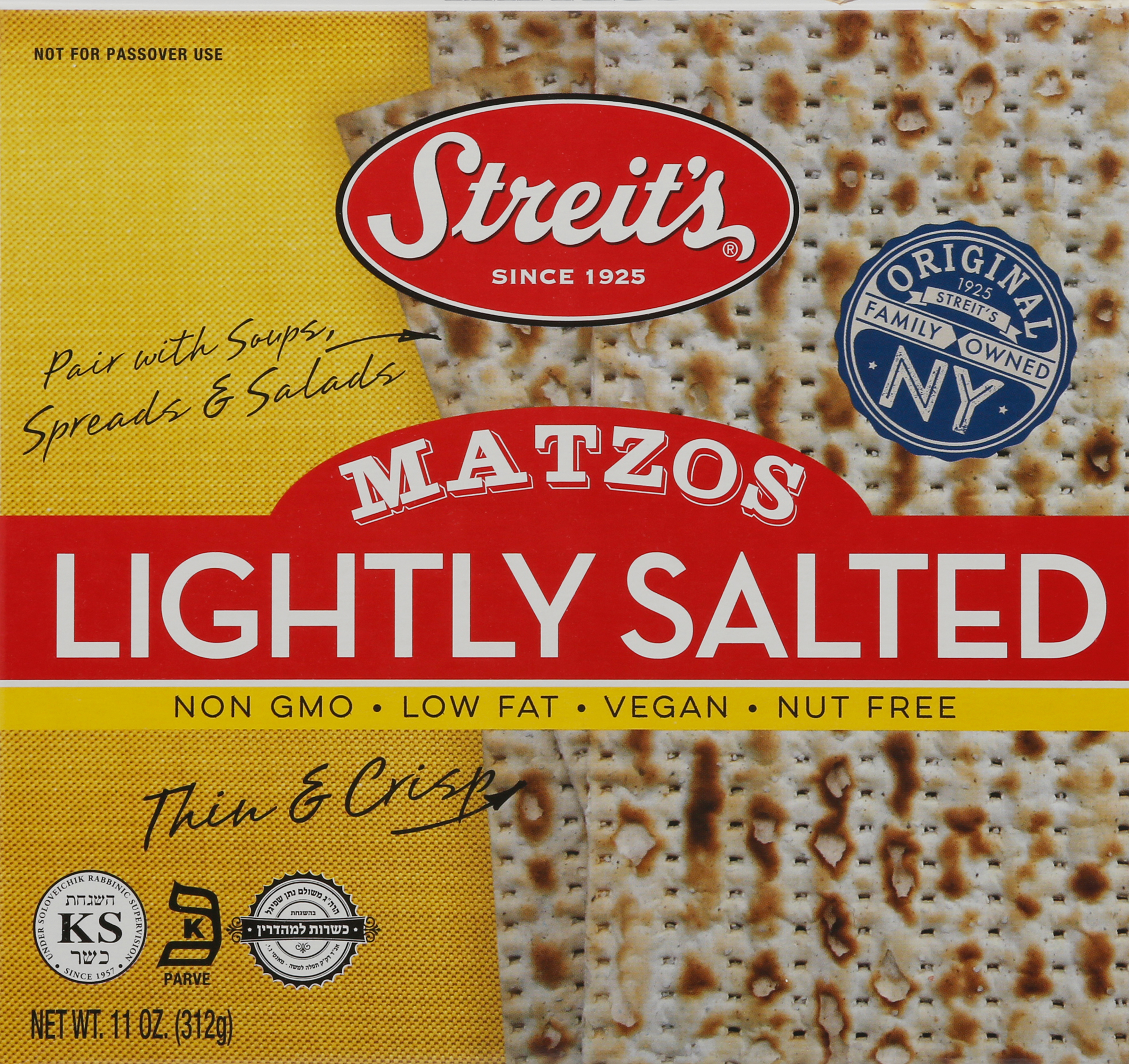 Matzos, Lightly Salted