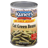Kuners No Salt Added Cut Green Beans 14.5 Oz image