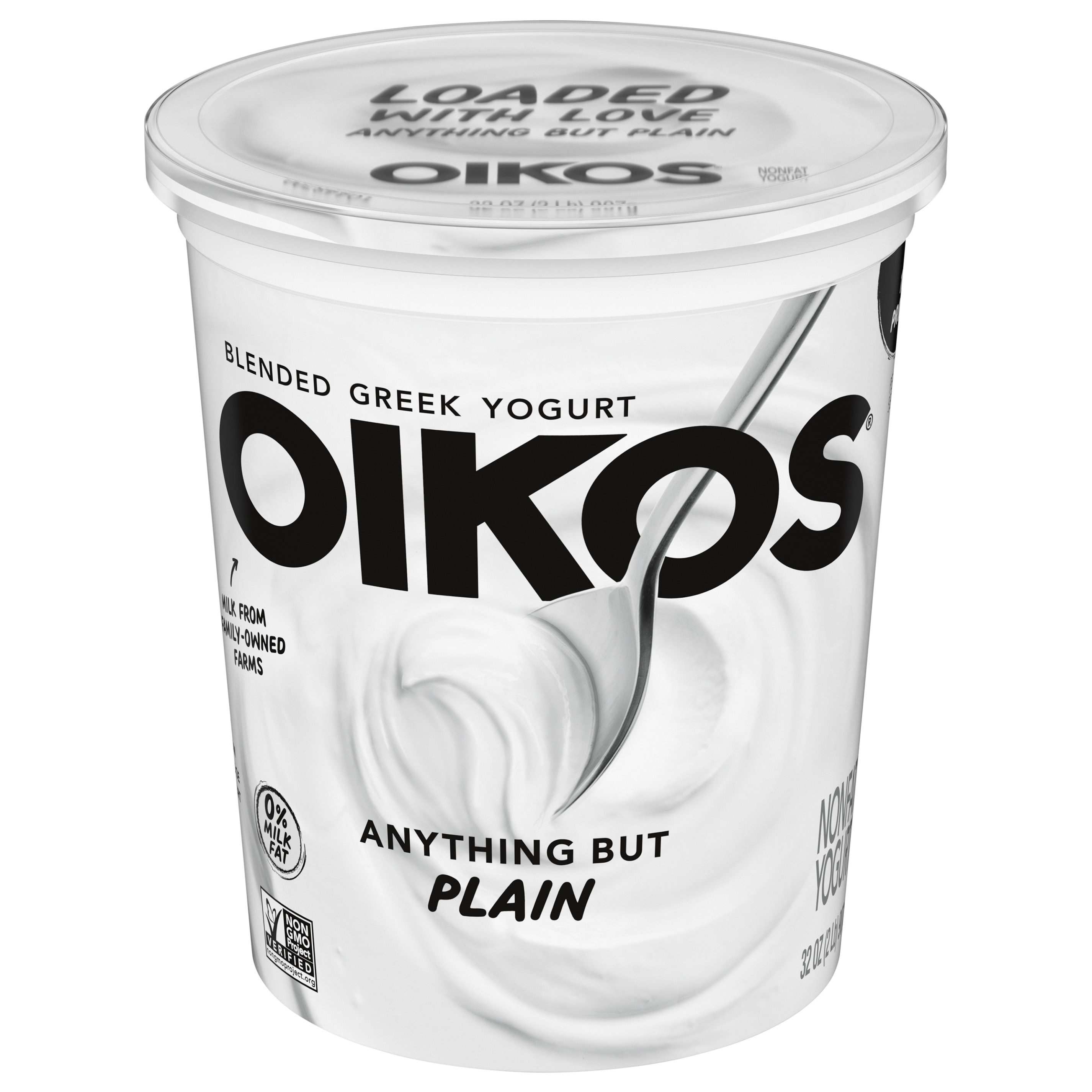 Yogurt, Nonfat, Anything But Plain, Blended Greek