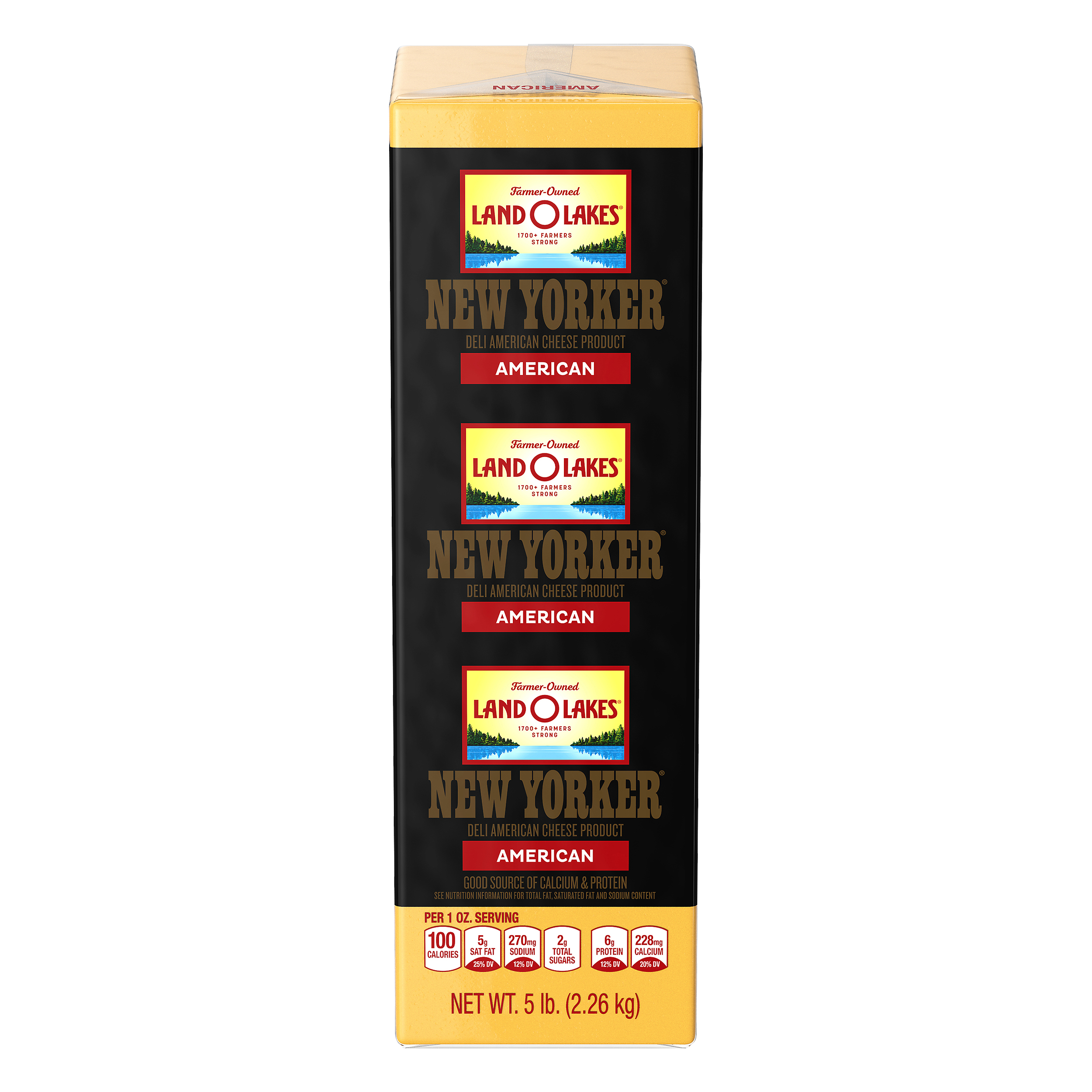 Land O Lakes® New Yorker® Yellow Deli American Cheese Product, 5 Lb