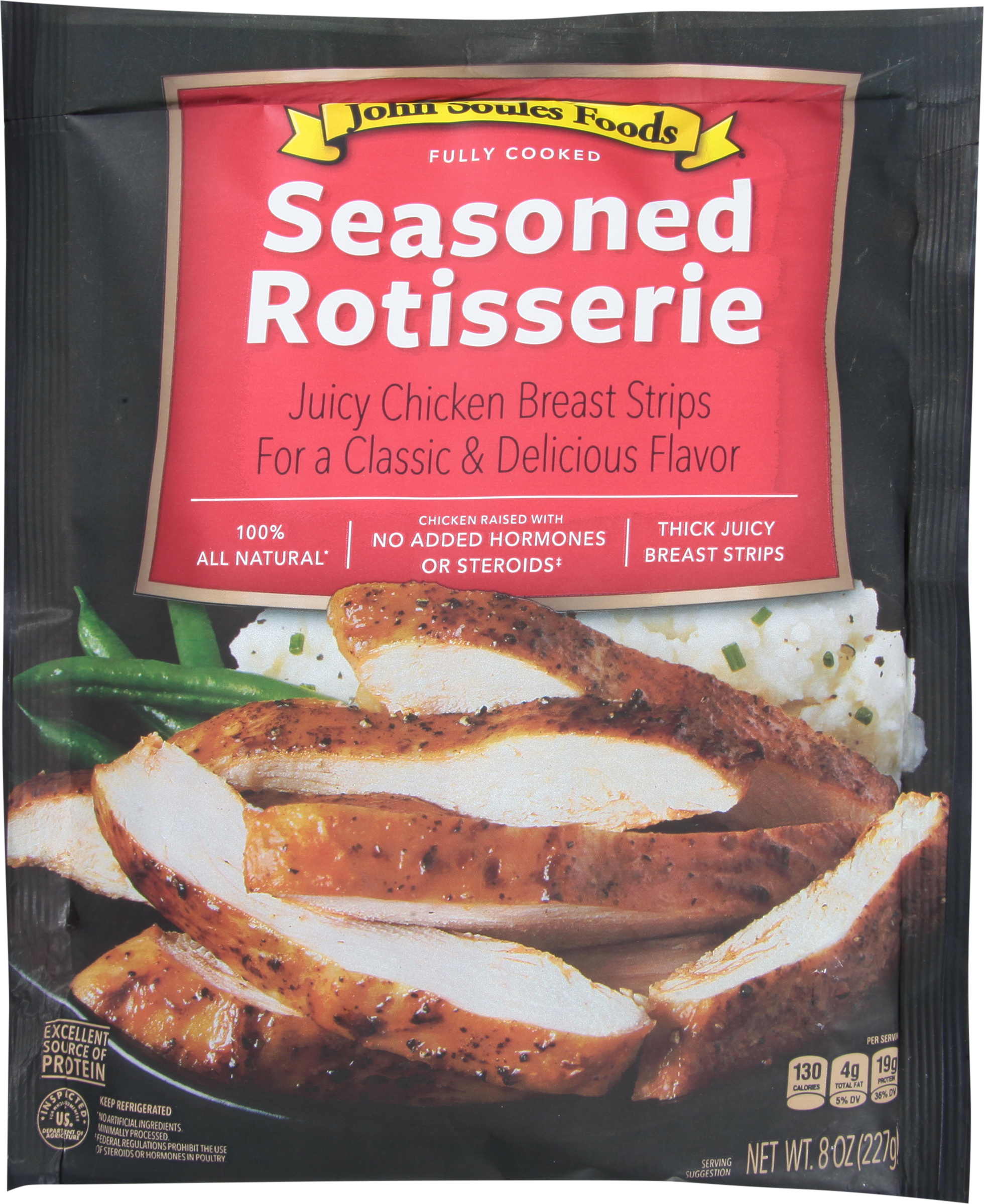 Chicken Breast Strips, Seasoned Rotisserie