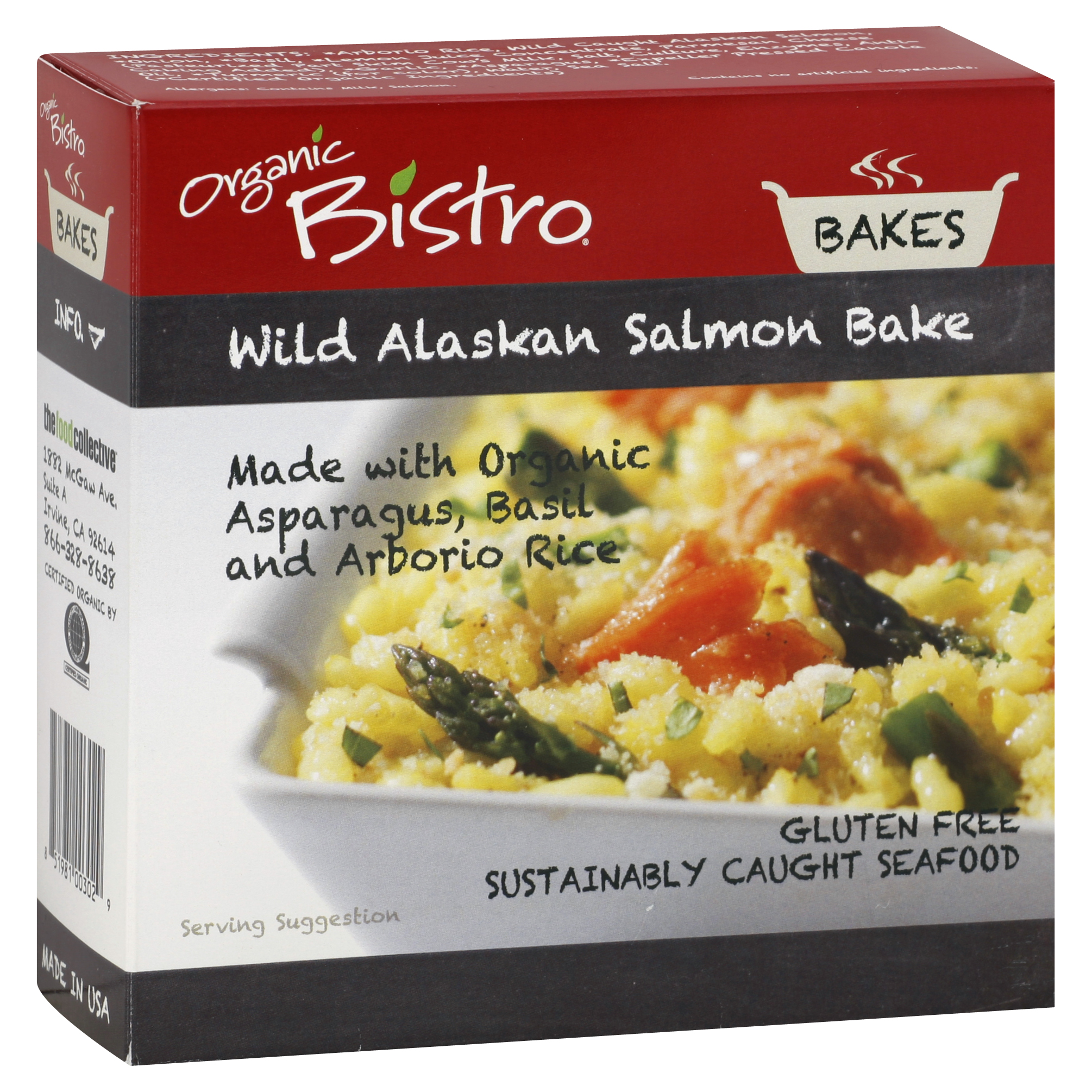 Organic Bistro Wild Alaskan Salmon Bake 8 Oz