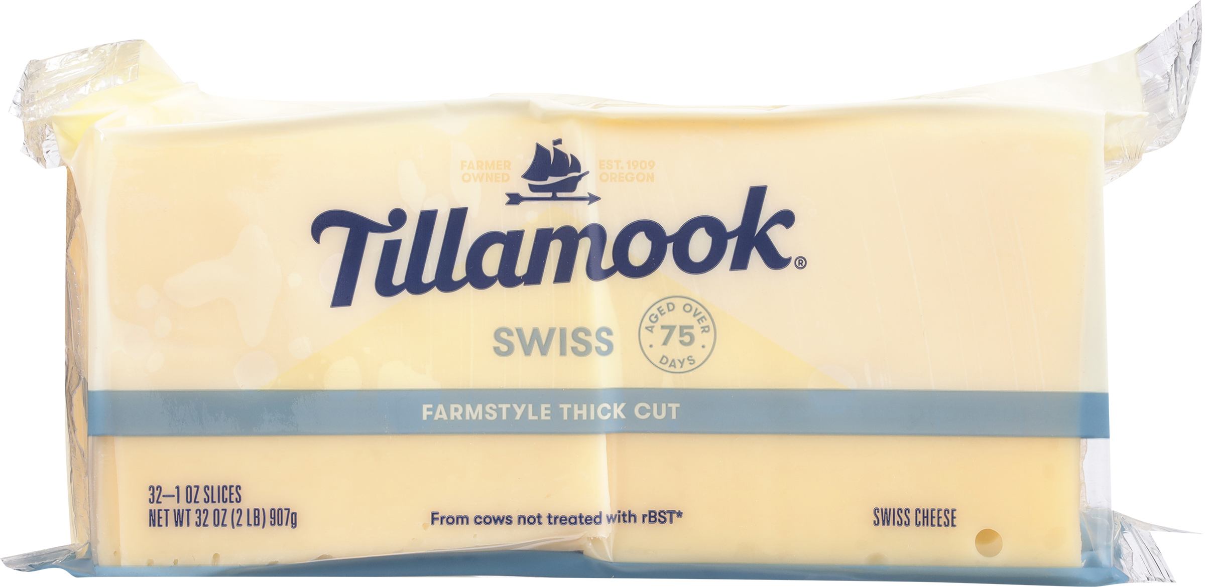 Cheese, Swiss, Farmstyle Thick Cut