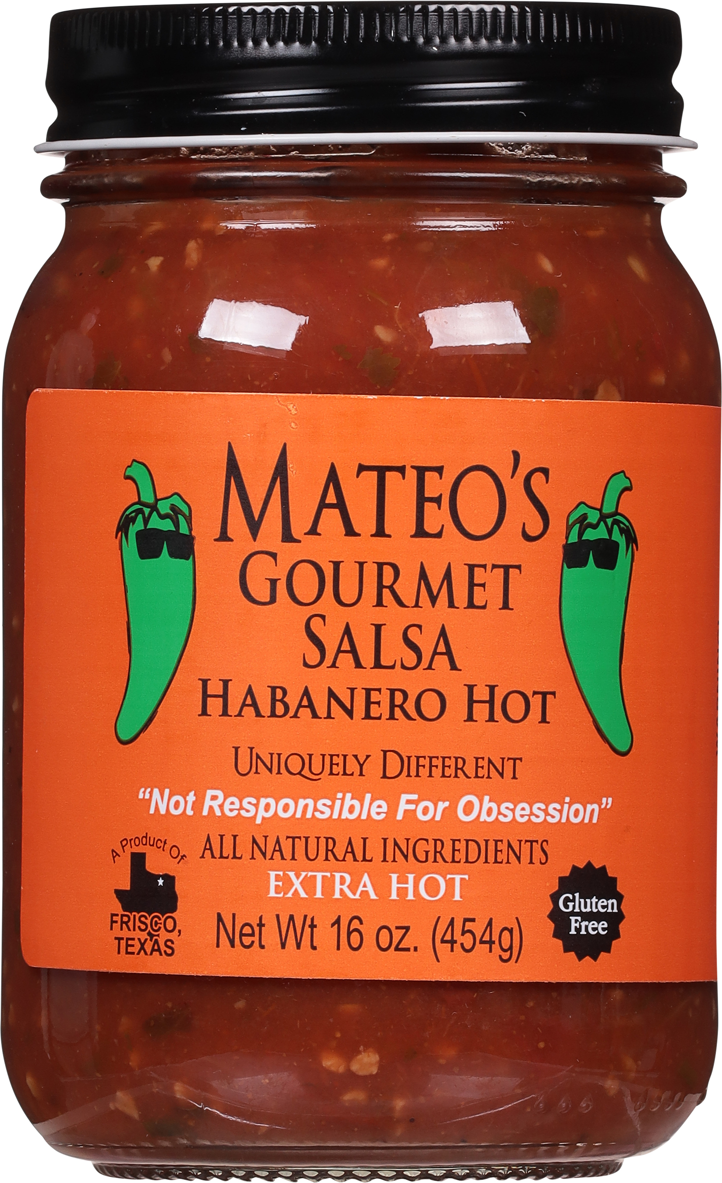 Salsa, Gourmet, Habanero Hot, Extra Hot