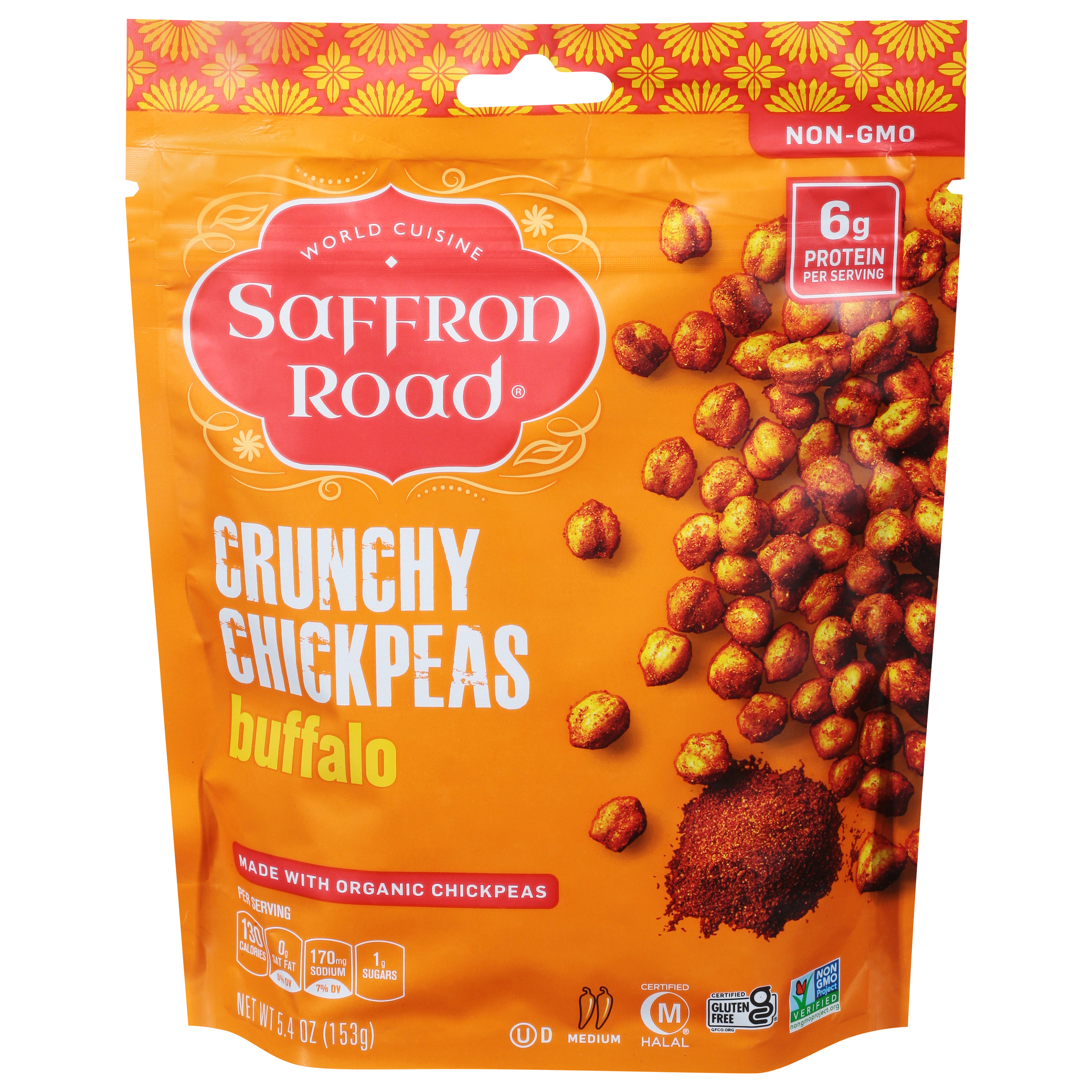 Crunchy Chickpeas, Buffalo, Medium