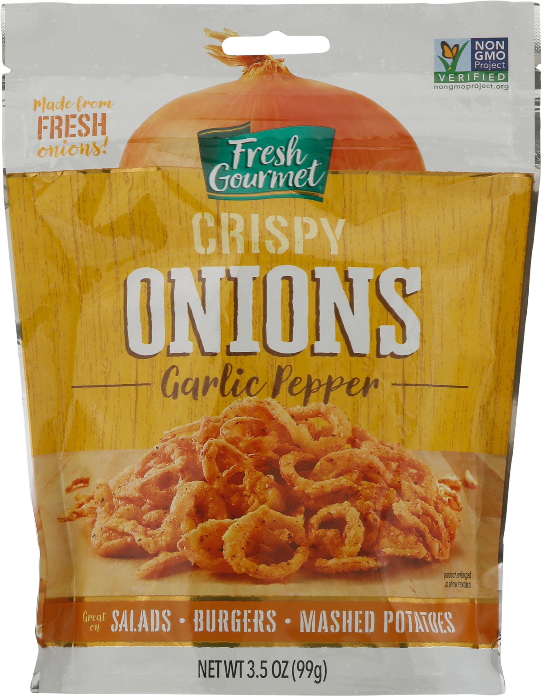 Onions, Garlic Pepper, Crispy