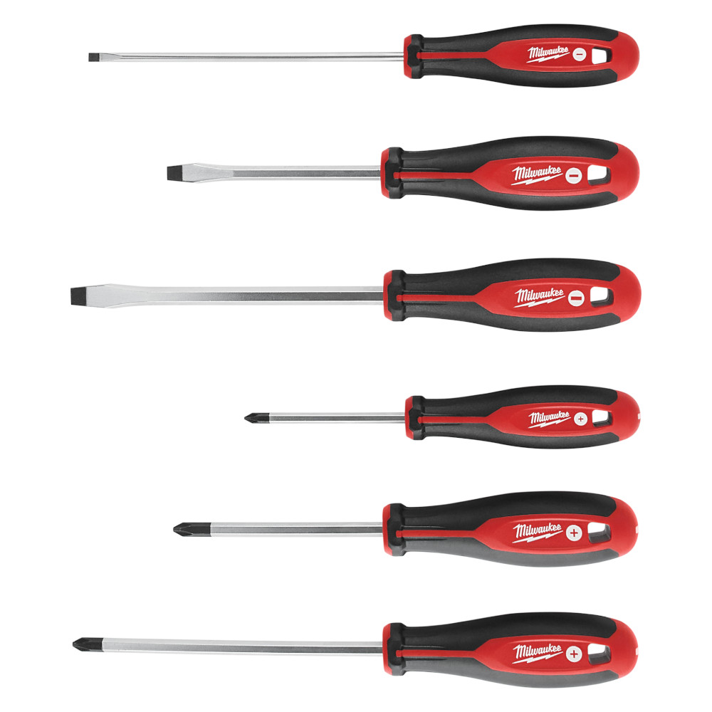 Screwdriver Set - 6Pcs, General Purpose Screwdriver, GT7631, Rubber  Insulated Handle for Comfortable Grip