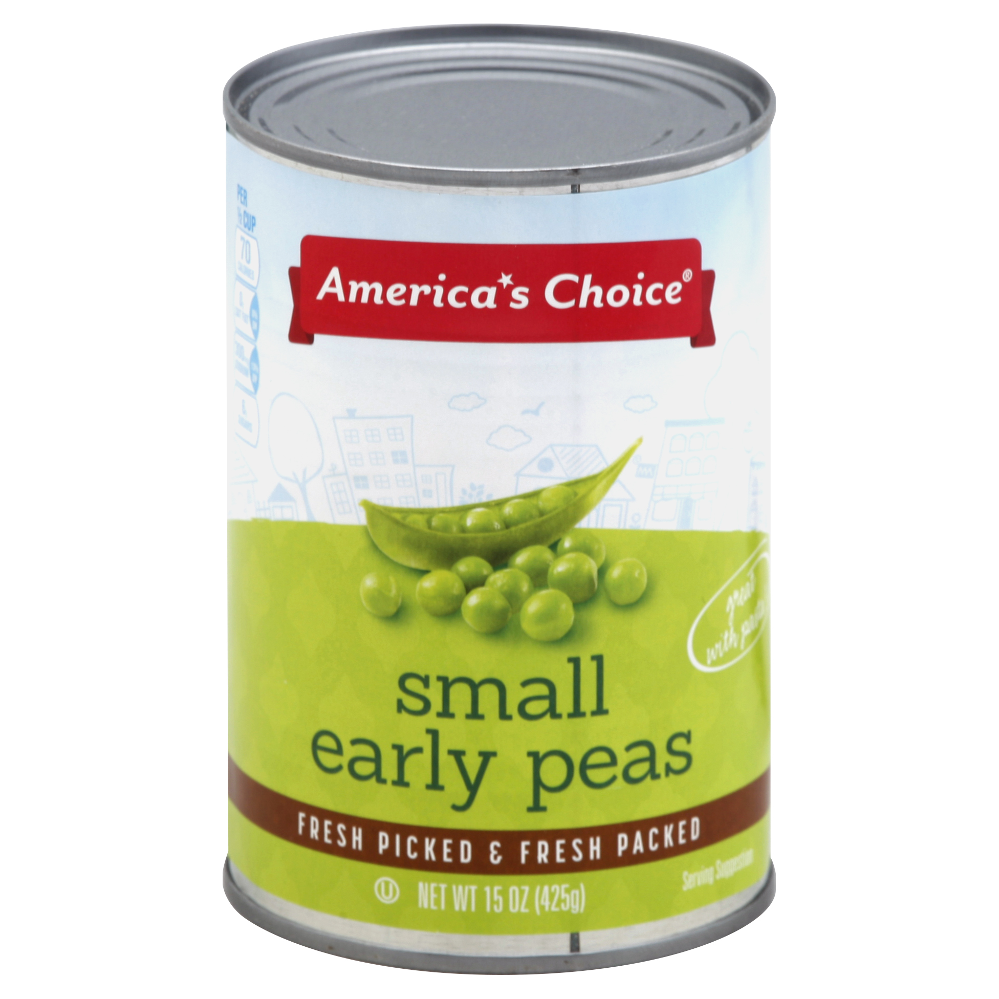 America's Choice Early Peas 15 Oz image