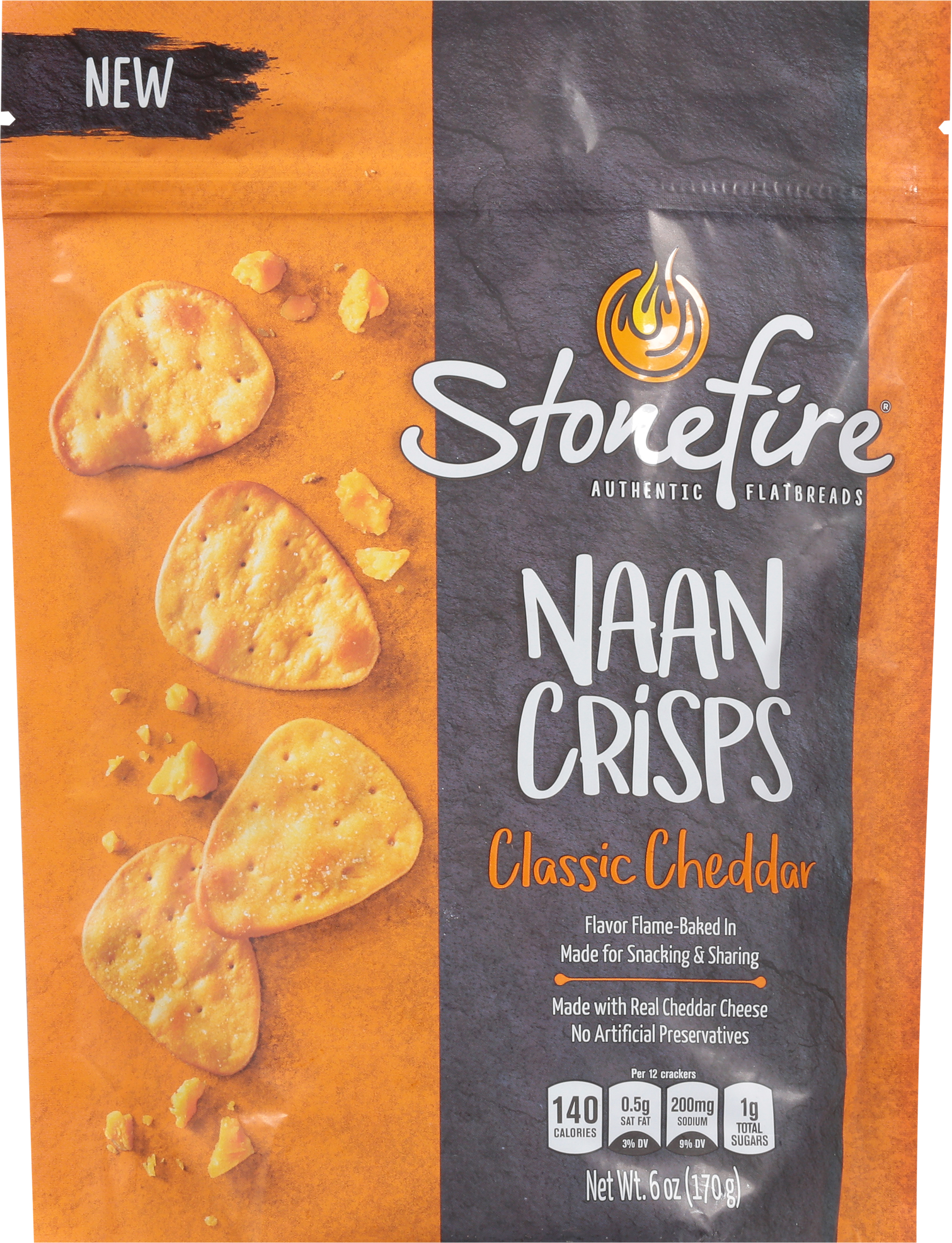Naan Crisps, Classic Cheddar