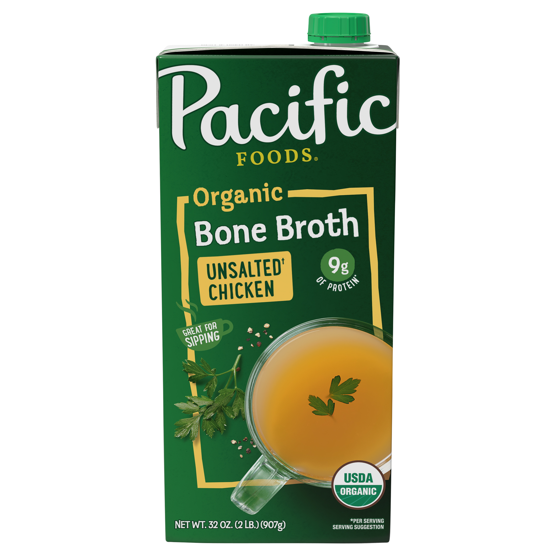 Bone Broth, Organic, Unsalted Chicken