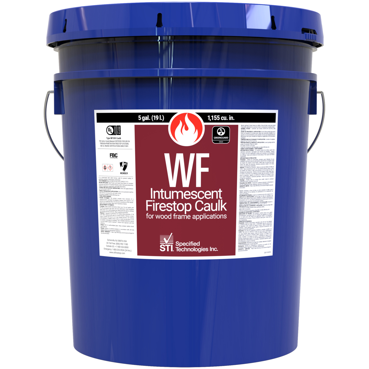 White Cap  Specified Technologies 5Gal Wood-Frame Fire Caulk