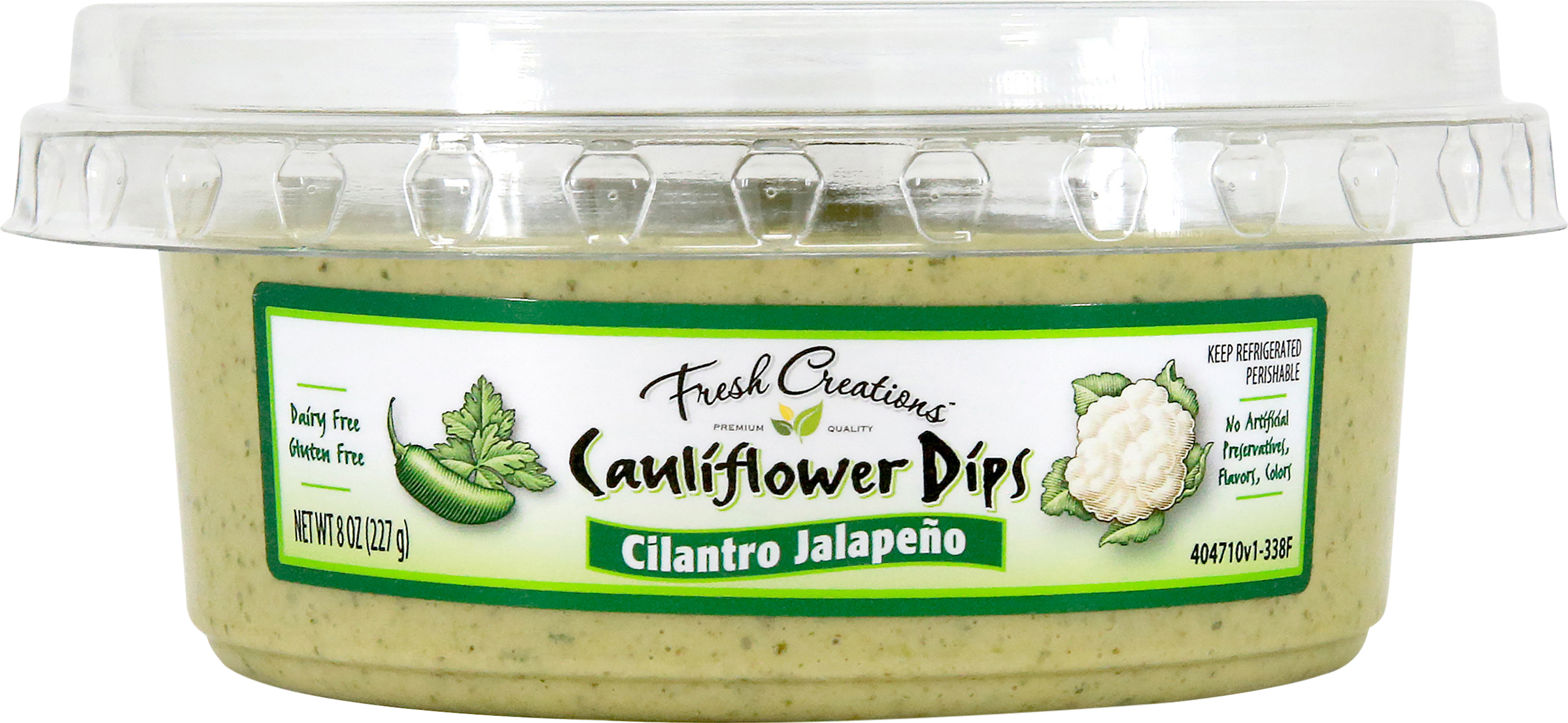 Cauliflower Dips, Cilantro Jalapeno image